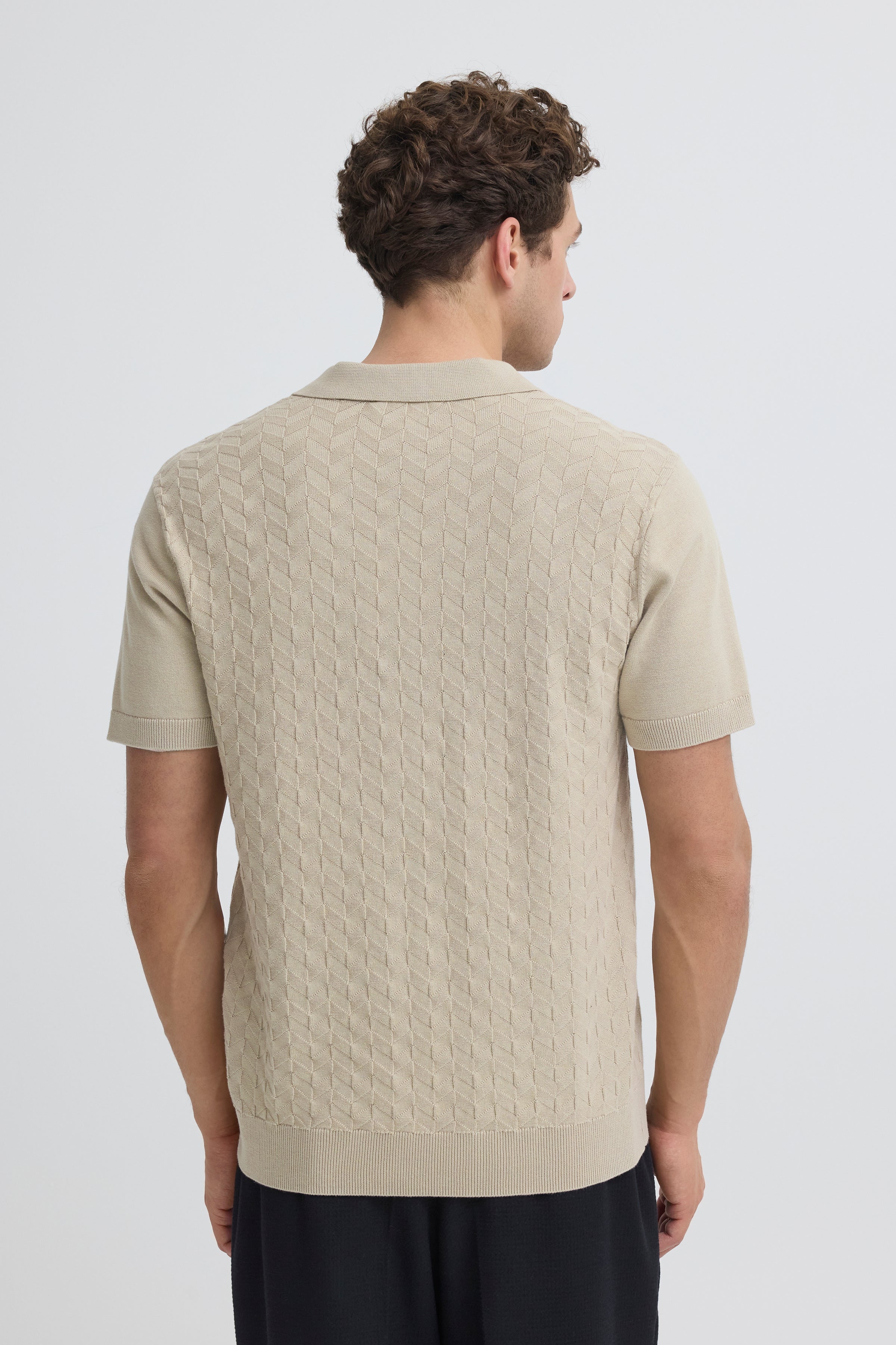 Casual Friday - CFdyrvik Strik Polo Sand