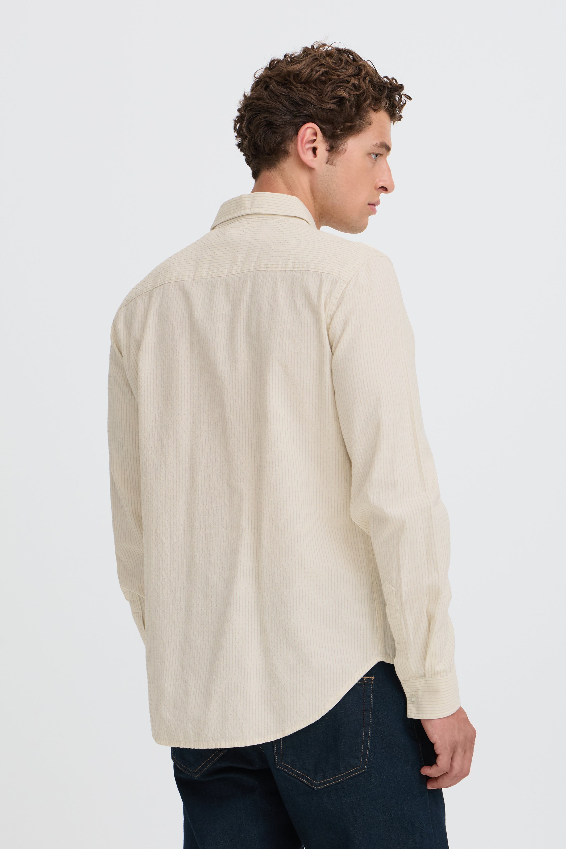 Casual Friday - CFSantons Dobby Stribet Skjorte
