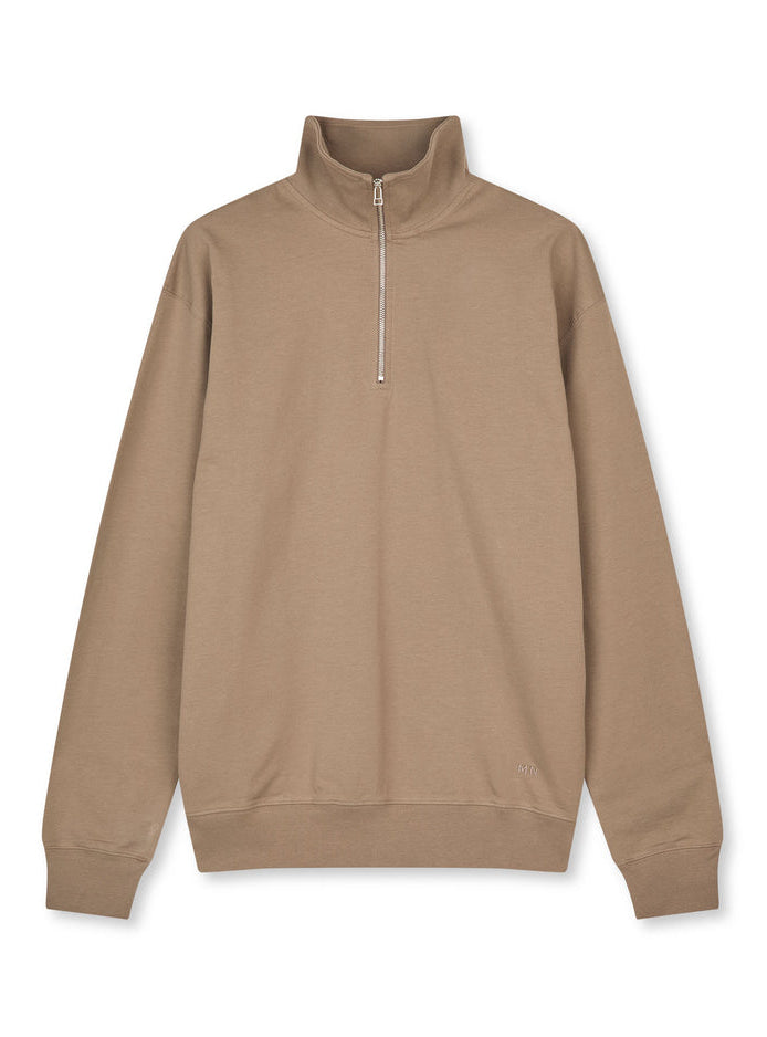 Mads Nørgaard - Light Terry Hans Half zip Sweat