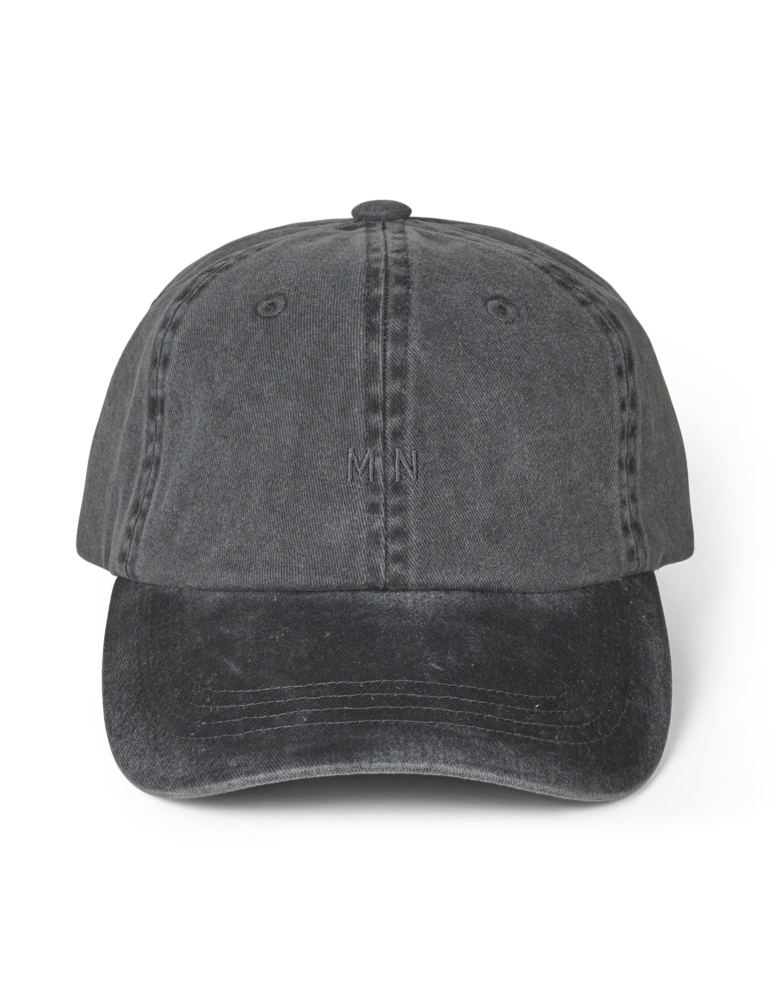 Mads Nørgaard - Washed Cotton Twill Coal Cap Washed Black
