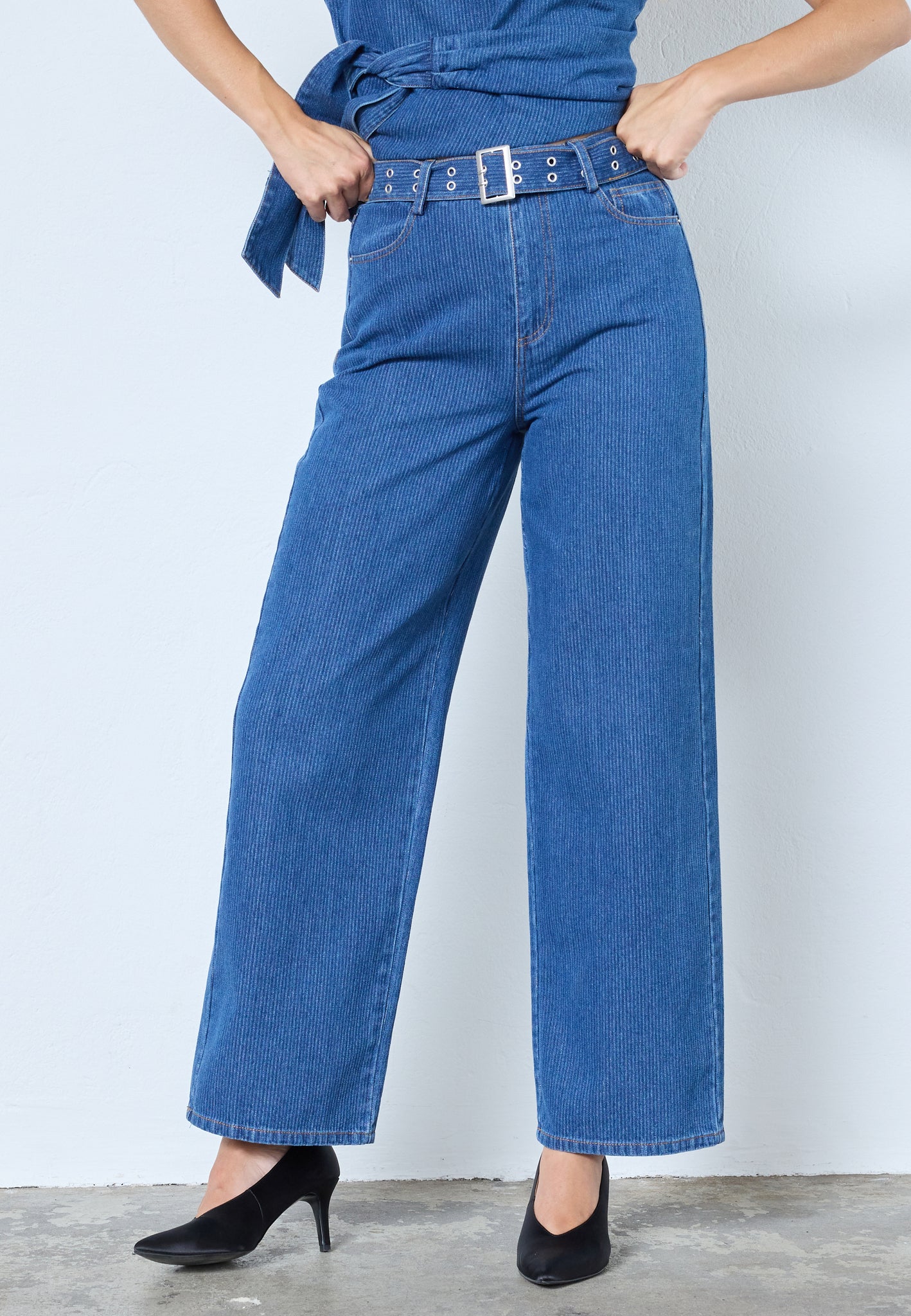 Co' Couture - KimmyCC Belt Jeans