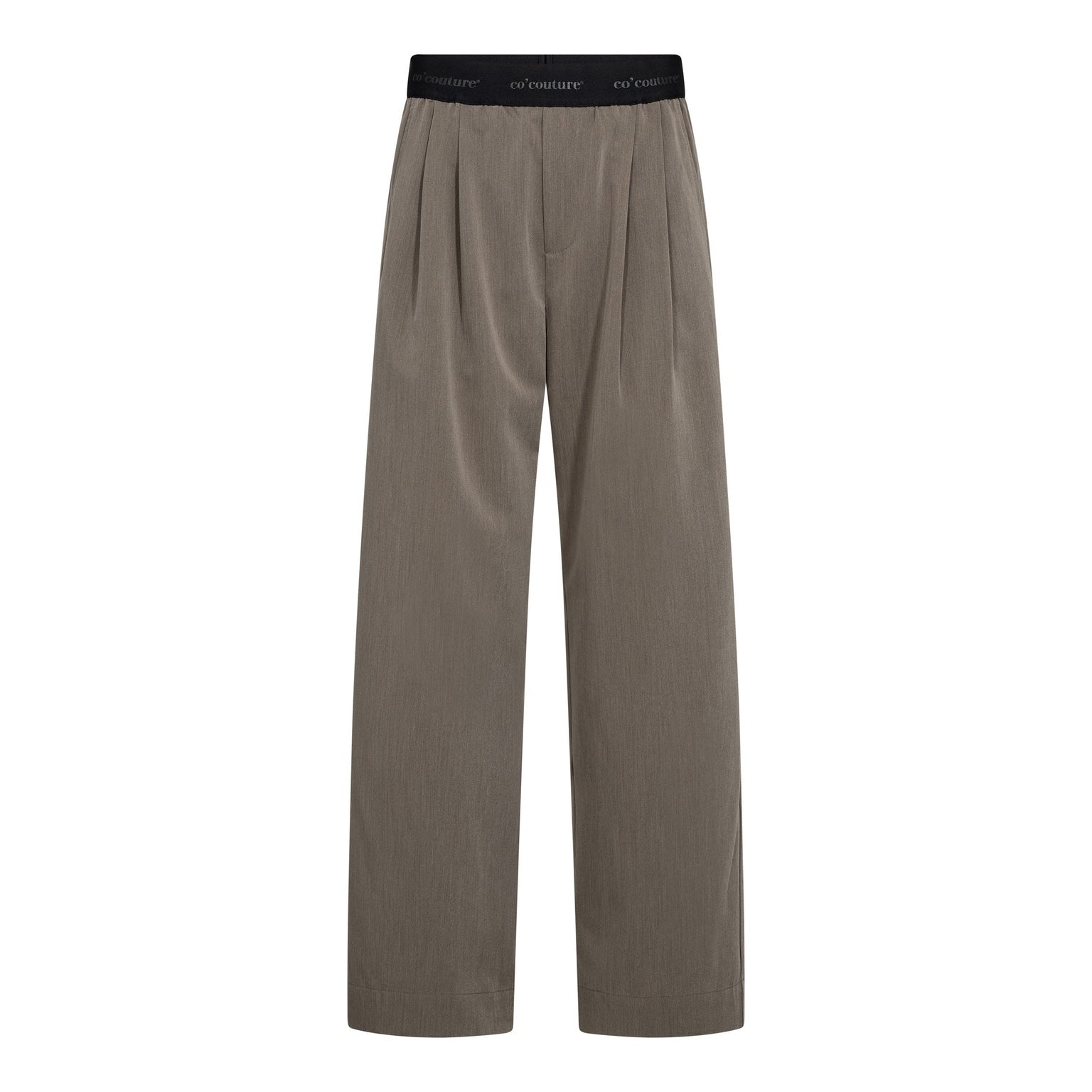 Co' Couture - TengaCC Logo pant i walnut