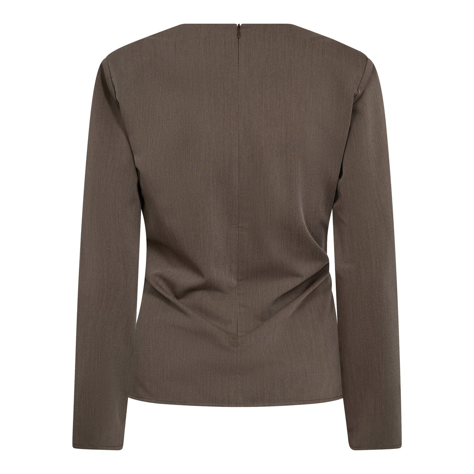 Co' Couture - TangaCC Pleat Blouse i walnut