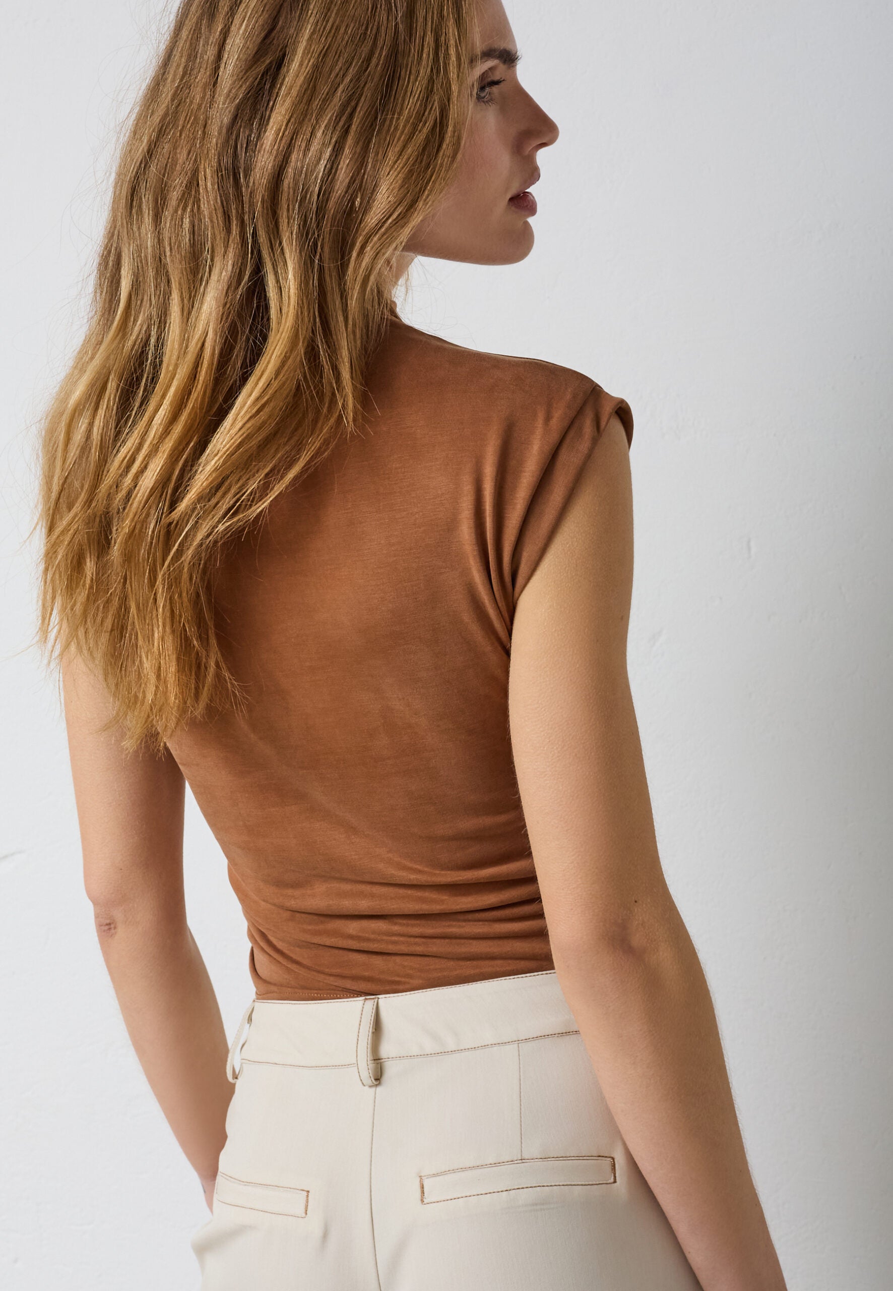 Co'Couture - CamillaCC Tee, Suntan