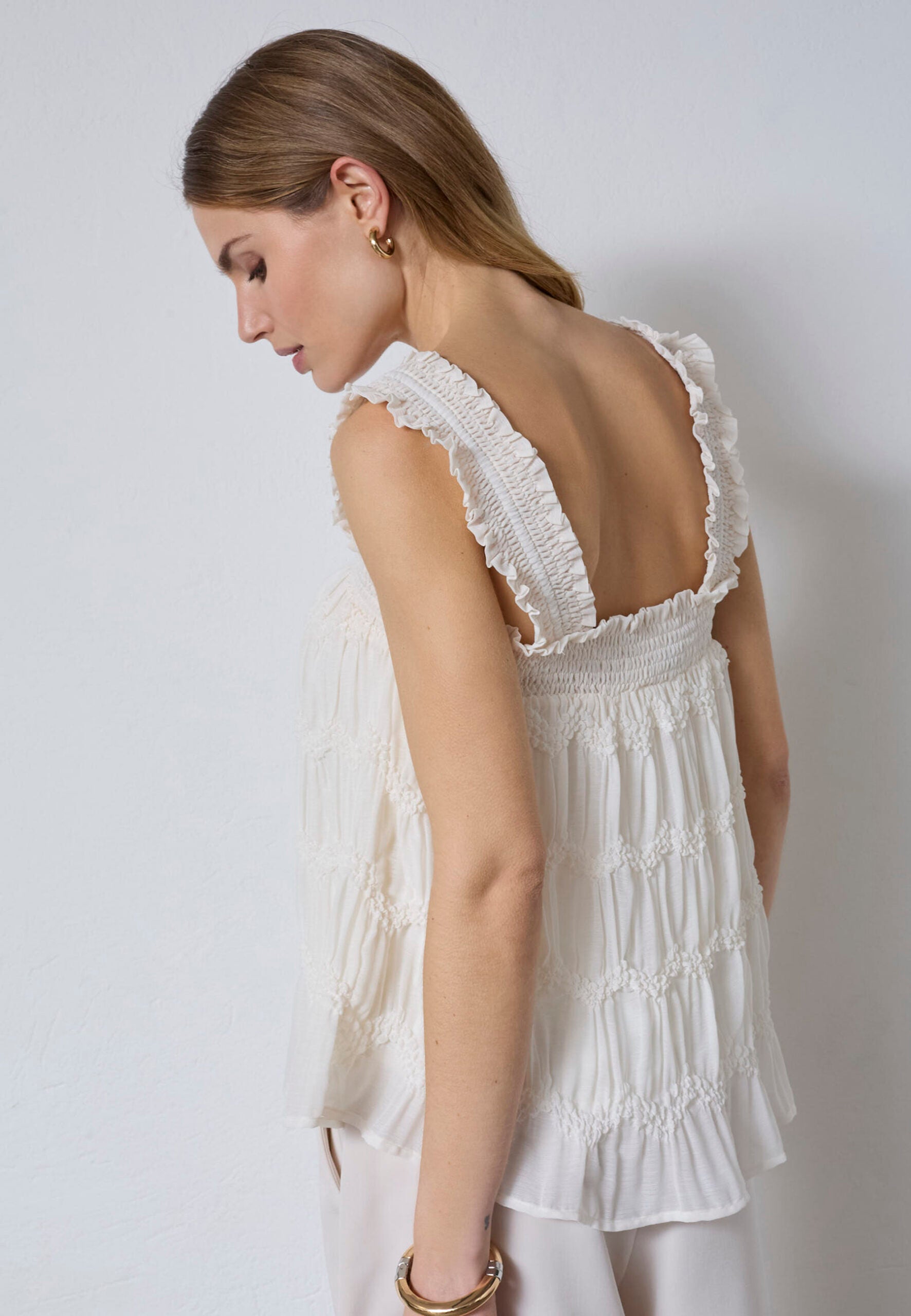 Co'Couture - JerryCC Smock Strap Top