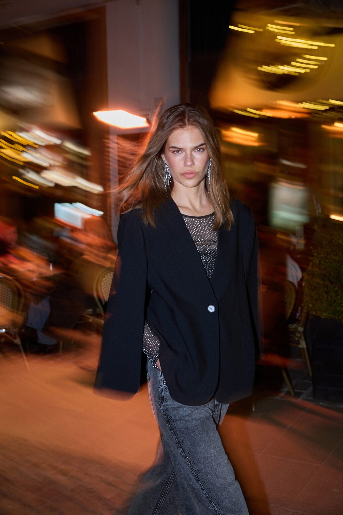 Co'Couture - VolaCC Cape Button Blazer