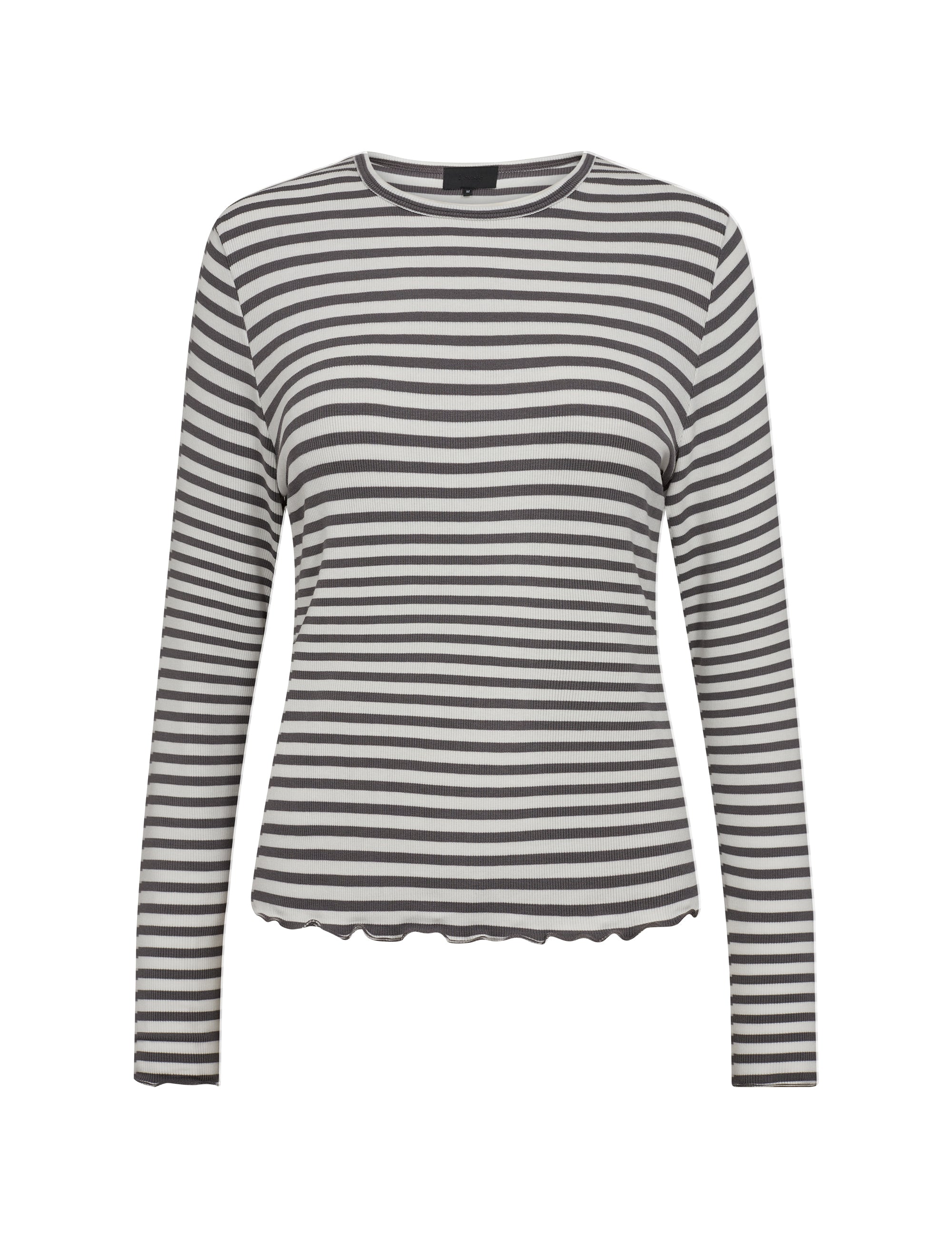 LR-Ika 11, Bluse hvid/grå strib