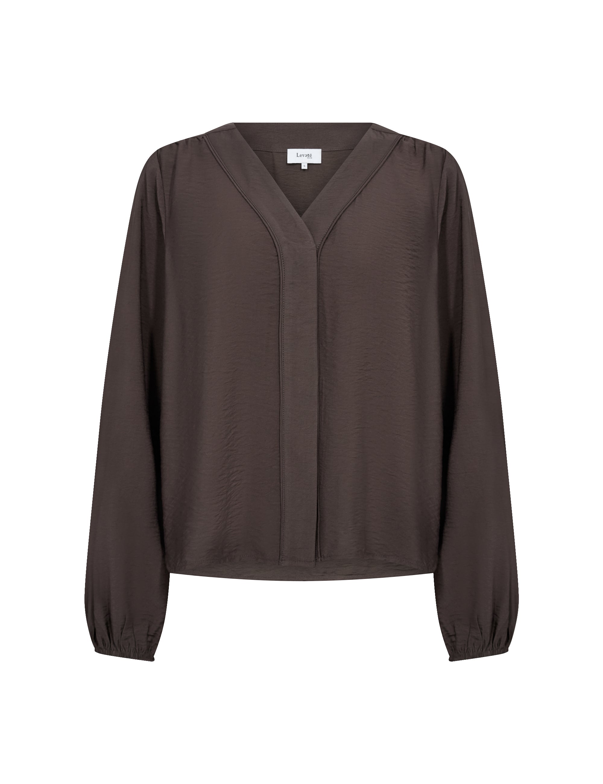 Leveté Room - Nikki 1 bluse i brun