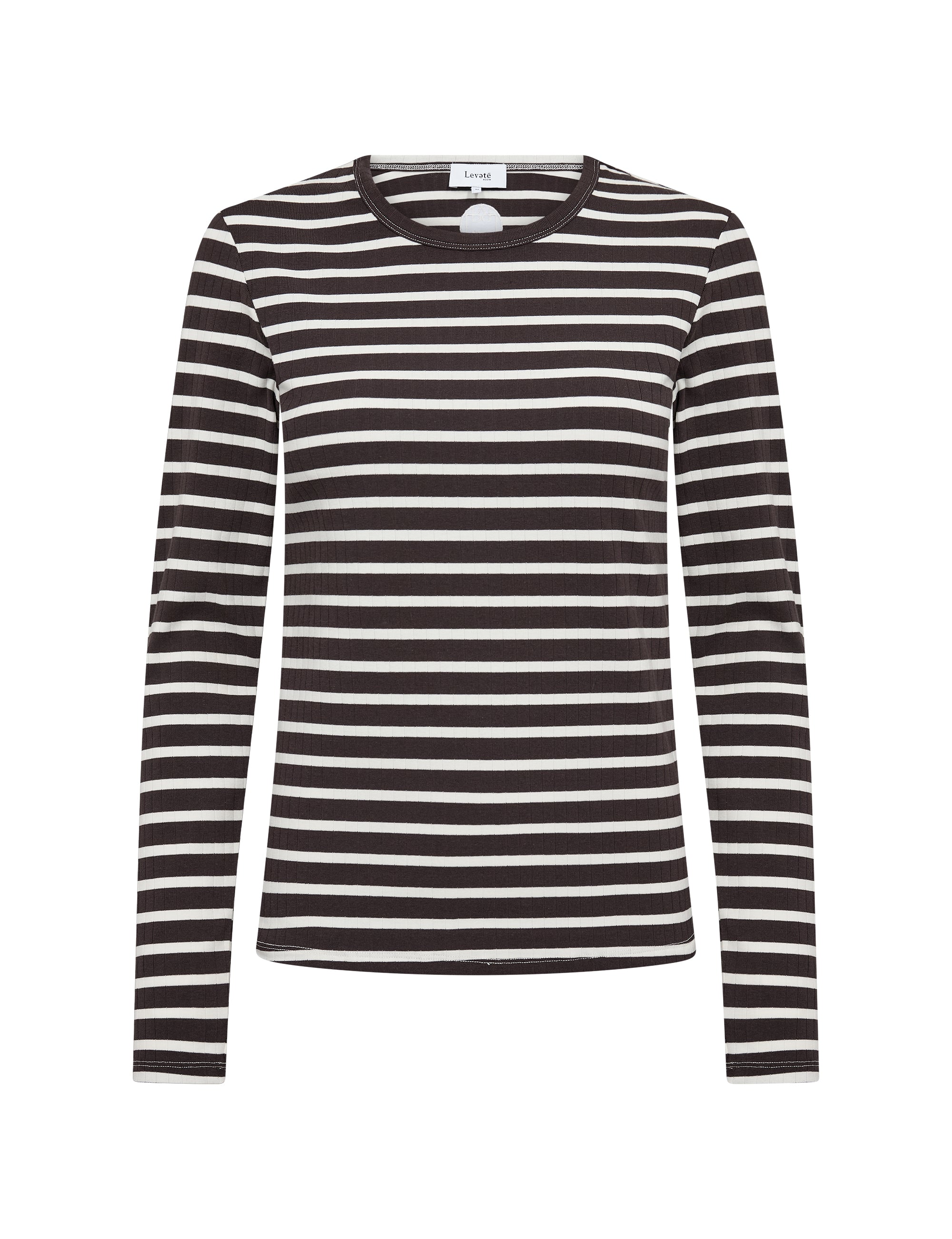 Leveté Room - LR-Neddie 2 Bluse Dark Brown
