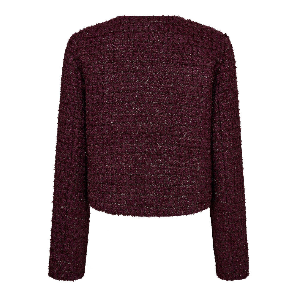 Co' Couture - Peach Boucle Jacket