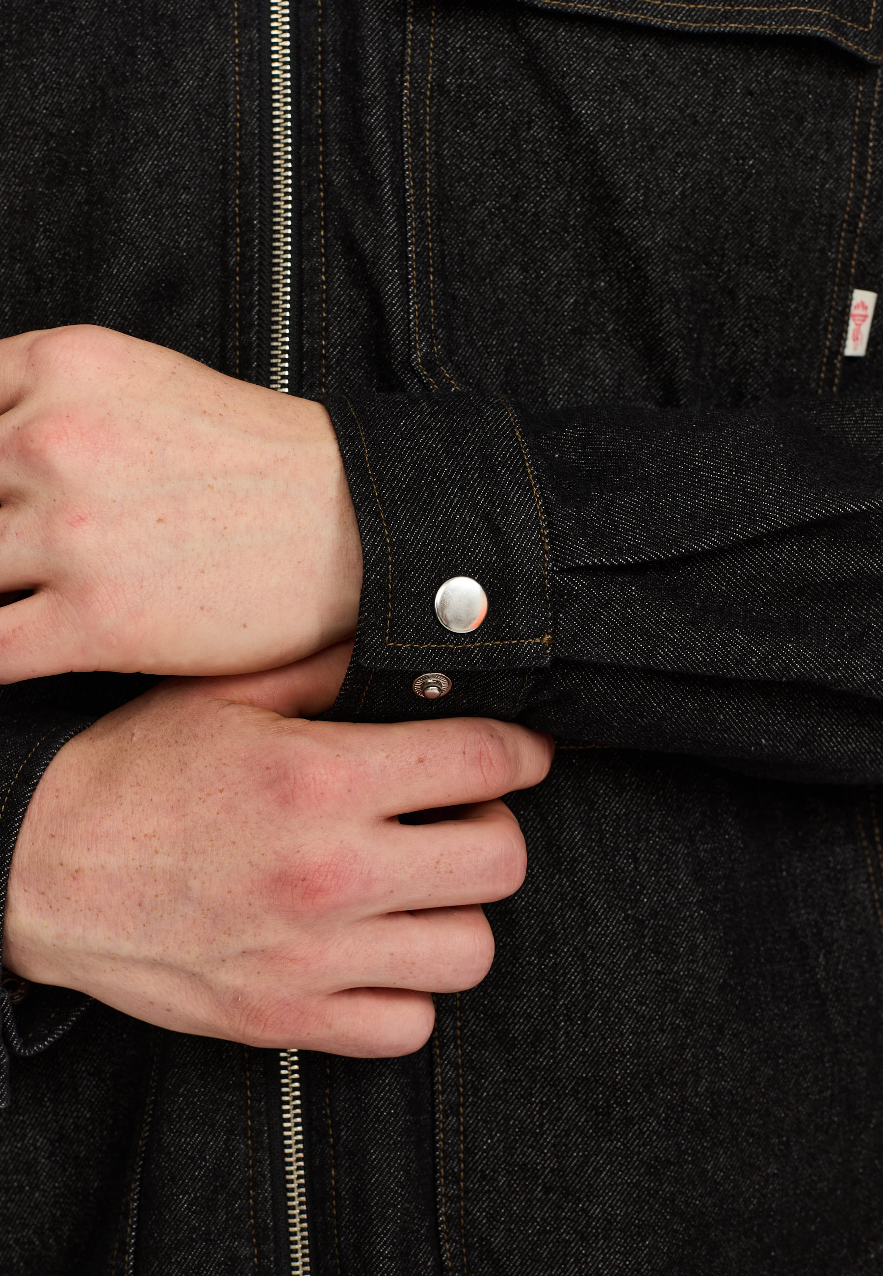 Revolution - Zipped Denim Worker Shirt