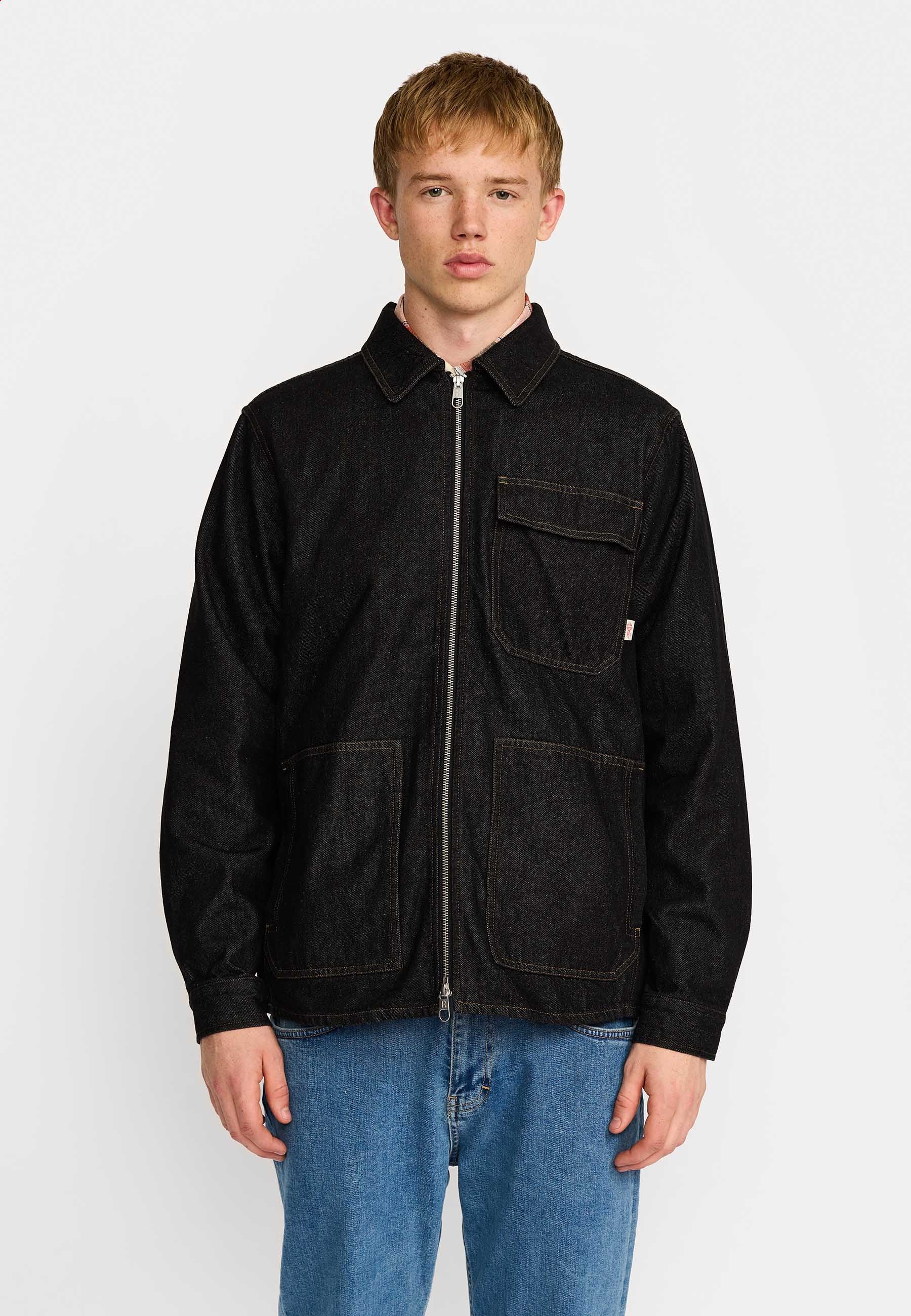 Revolution - Zipped Denim Worker Shirt