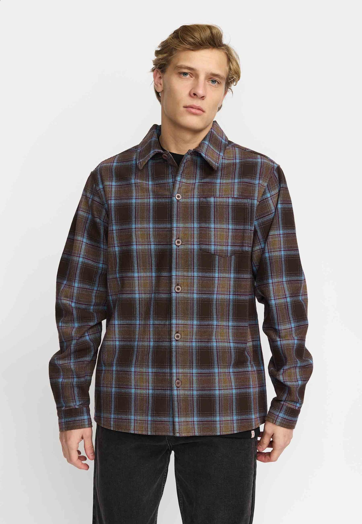 Revolution - Casual Shirt, brown