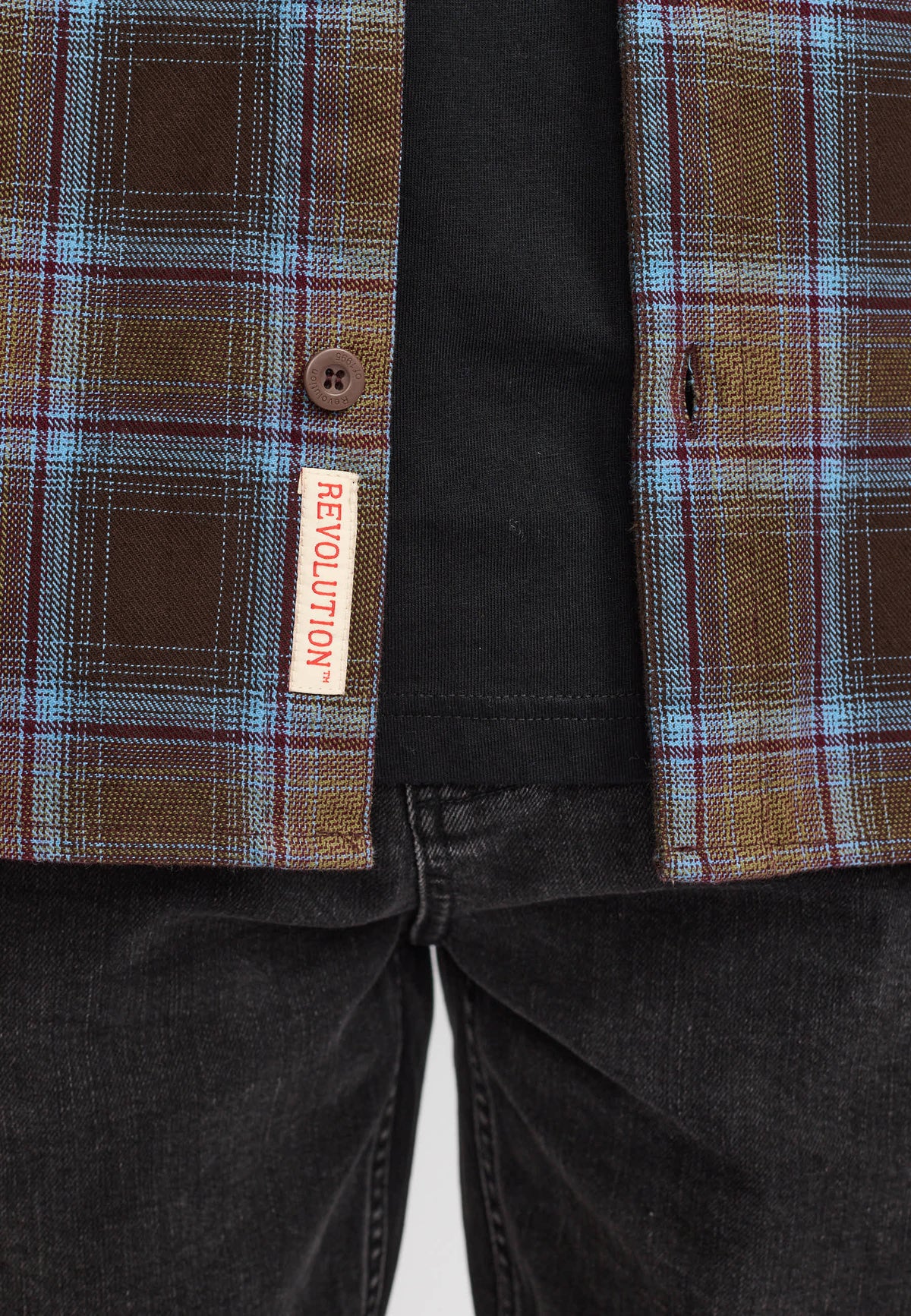 Revolution - Casual Shirt, brown
