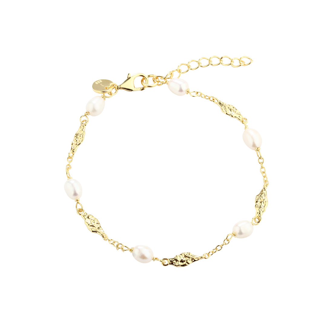 Aqua Dulce - Milena Pearl Bracelet, Armbånd