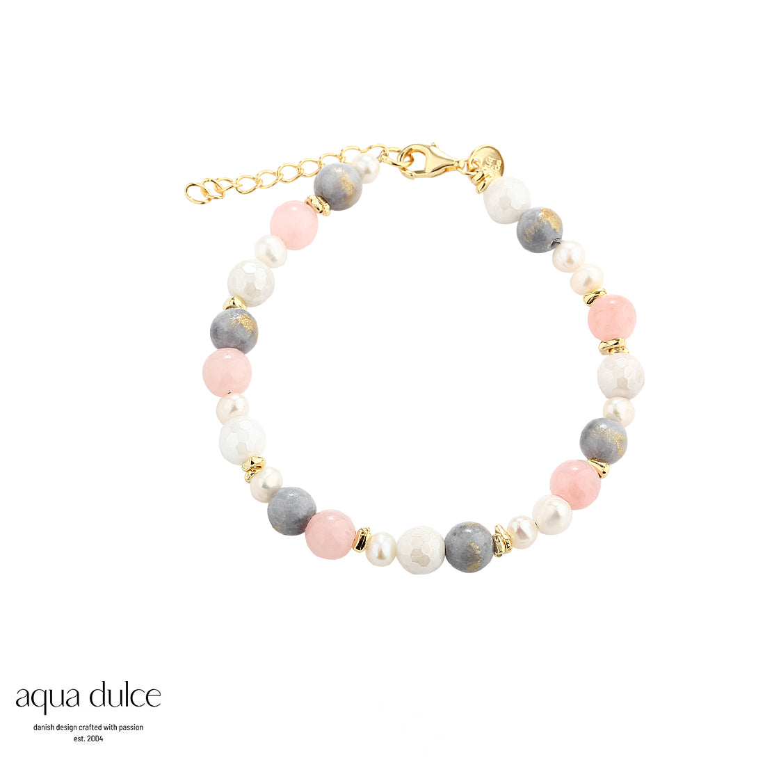 Aqua Dulce - Gold Dust Bracelet, Perlearmbånd