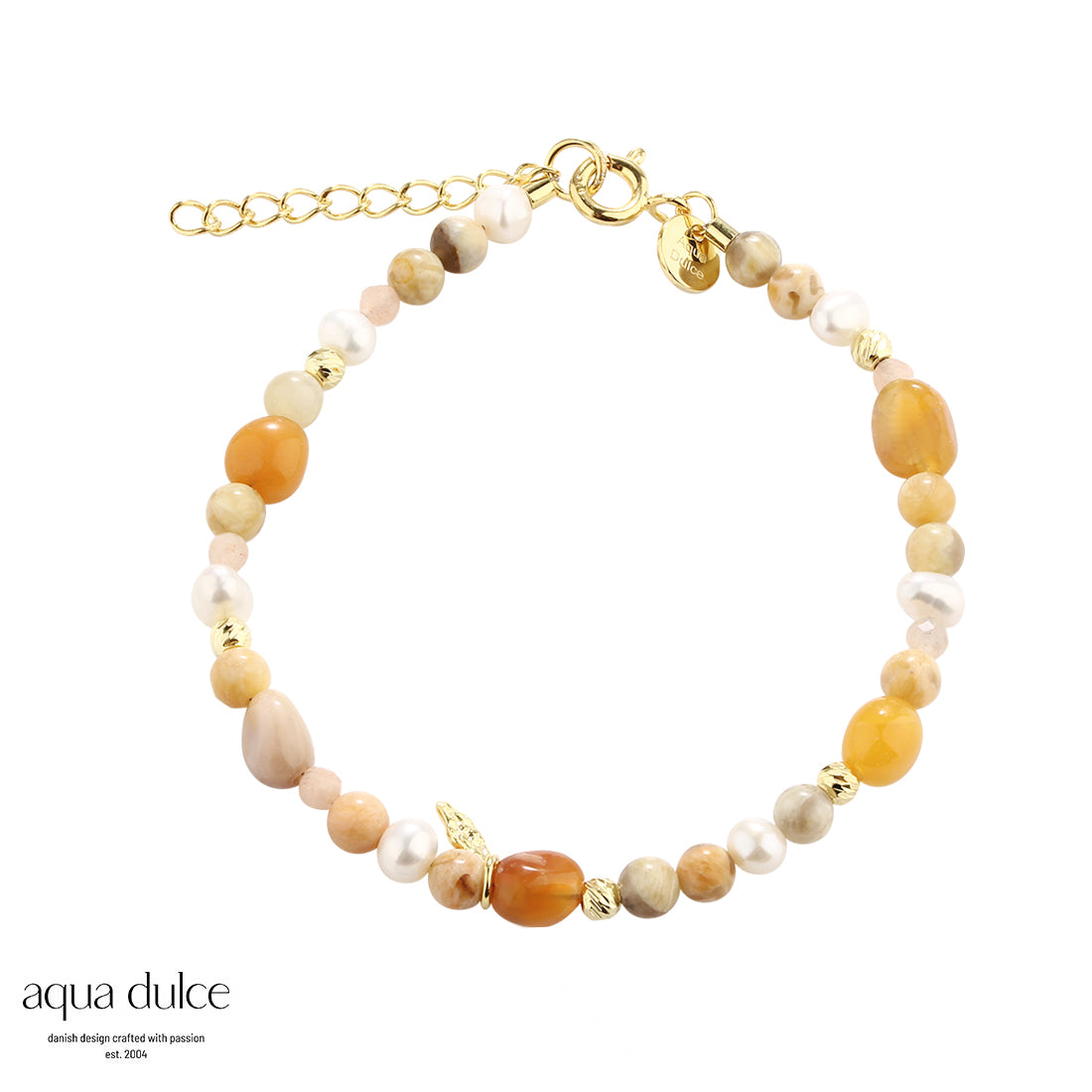 Golden Pearl Armbånd i Guld – Aqua Dulce