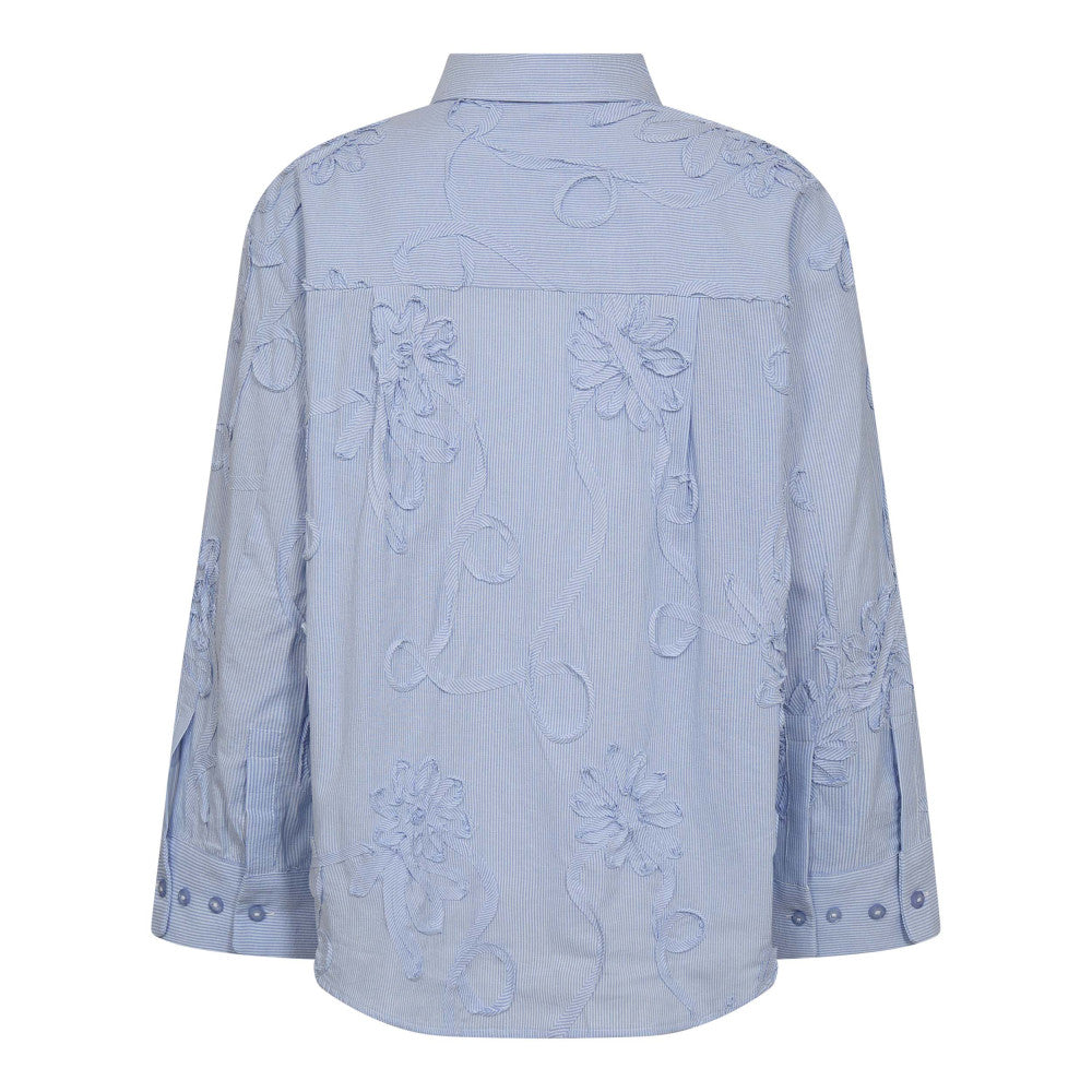 Co' Couture - XavierCC Stripe Flower Shirt