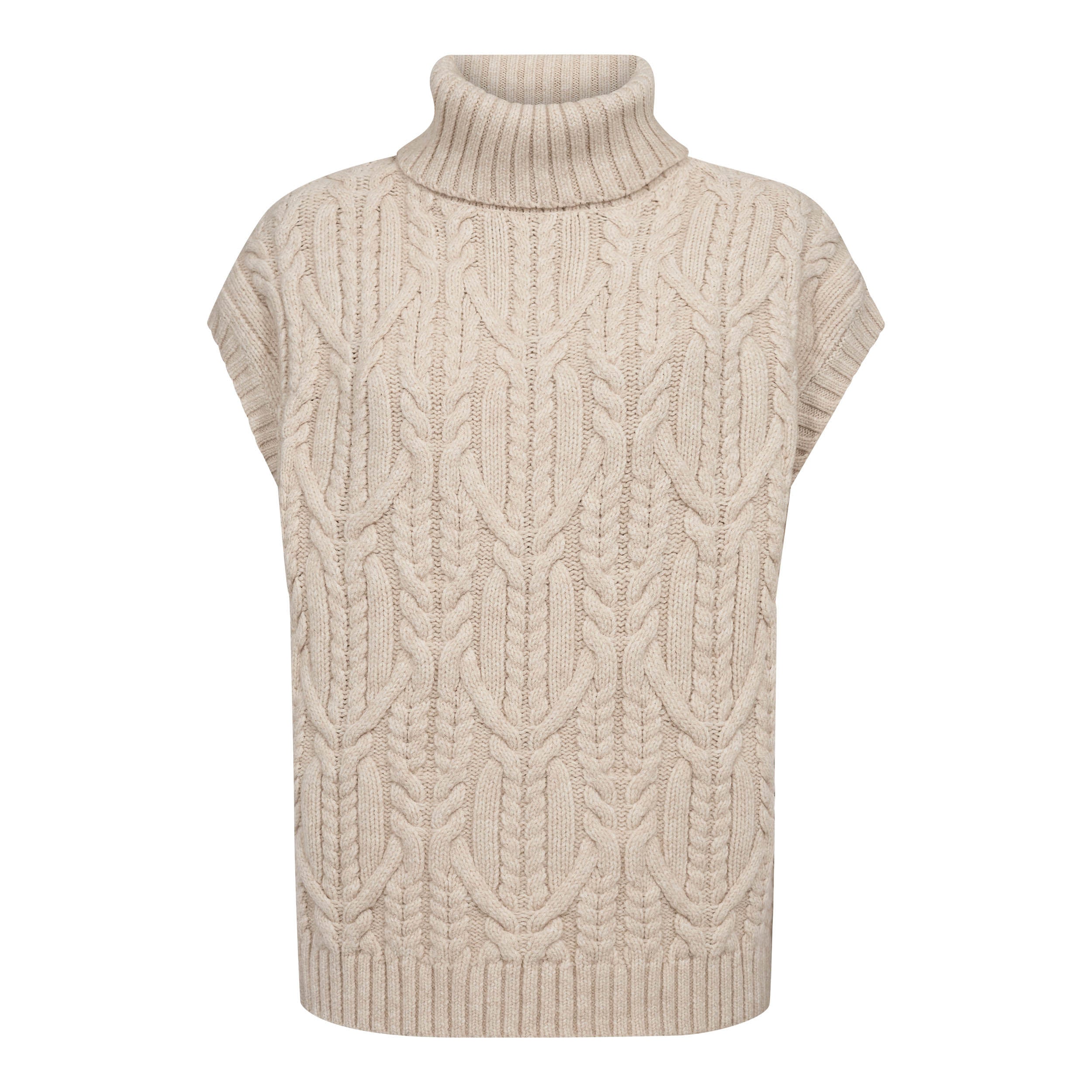 Co'Couture - RowCC Oversize Cable Knit Vest