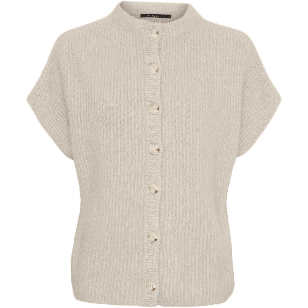 BTF Cph - BTFEleanor Racoon Cardigan i beige