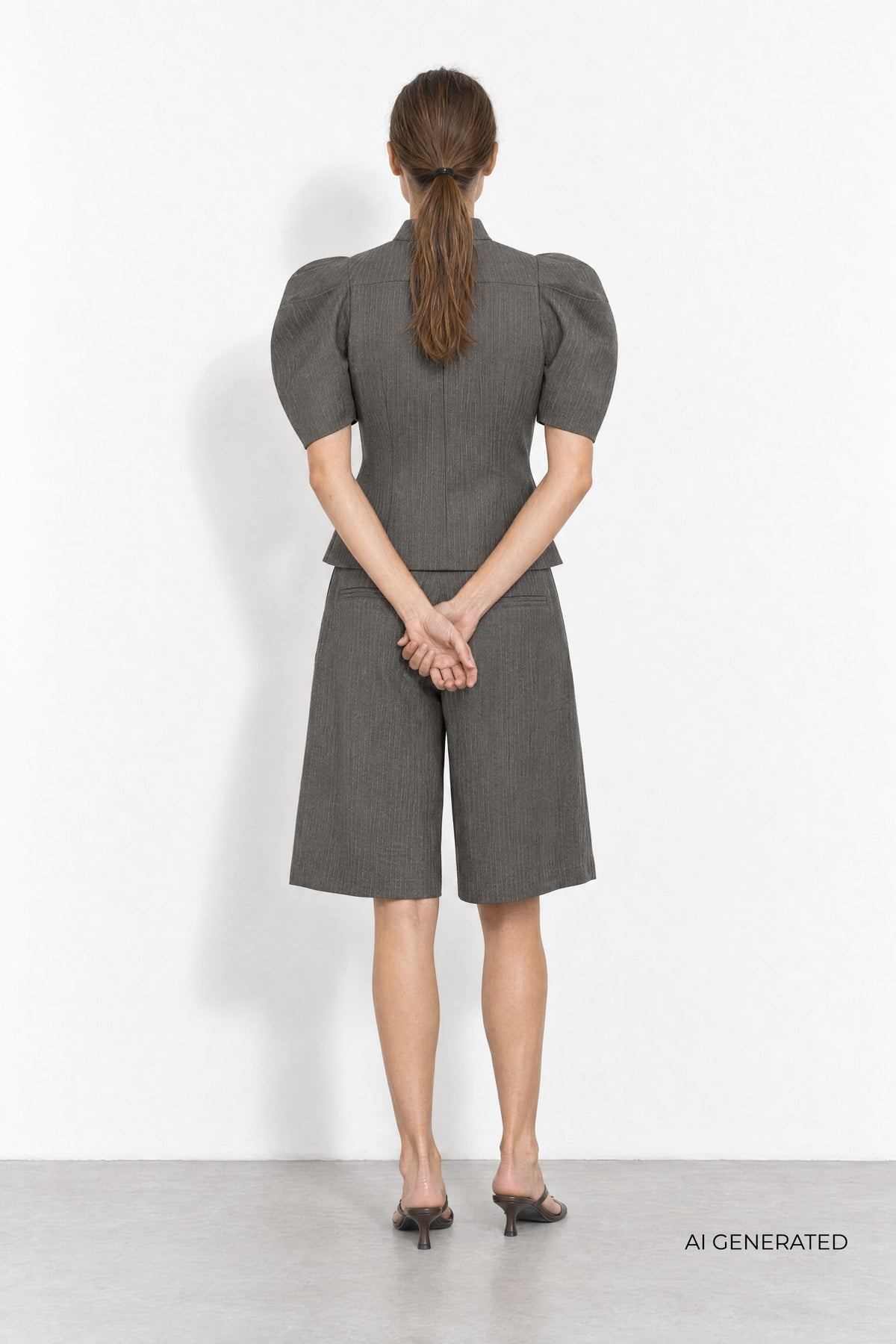 Leveté Room – LR-UNITY 4 Shorts – Dark Grey Melange Combi