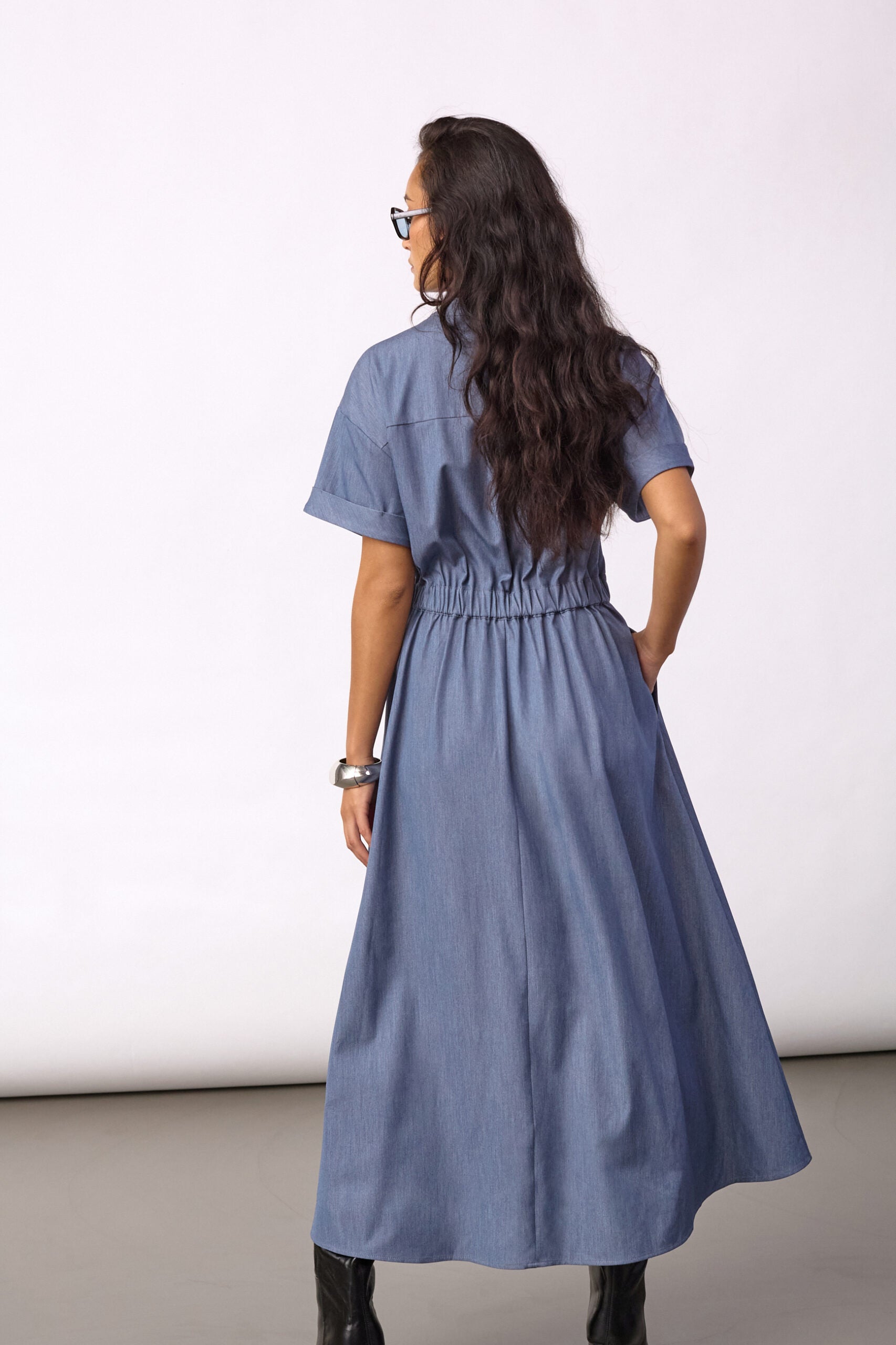 Co'Couture - TerryCC Wrap Dress, ash blue