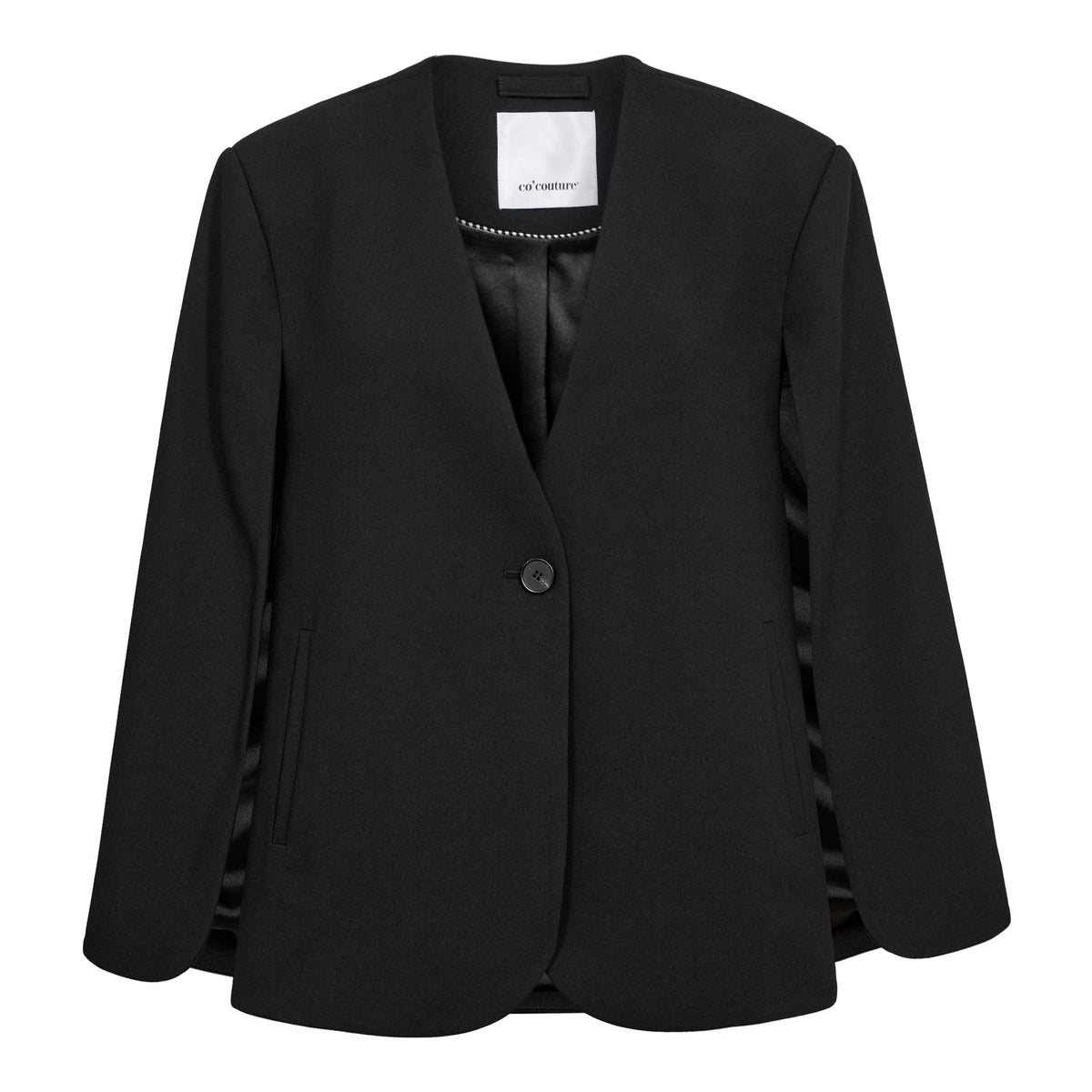 Co'Couture - VolaCC Cape Button Blazer
