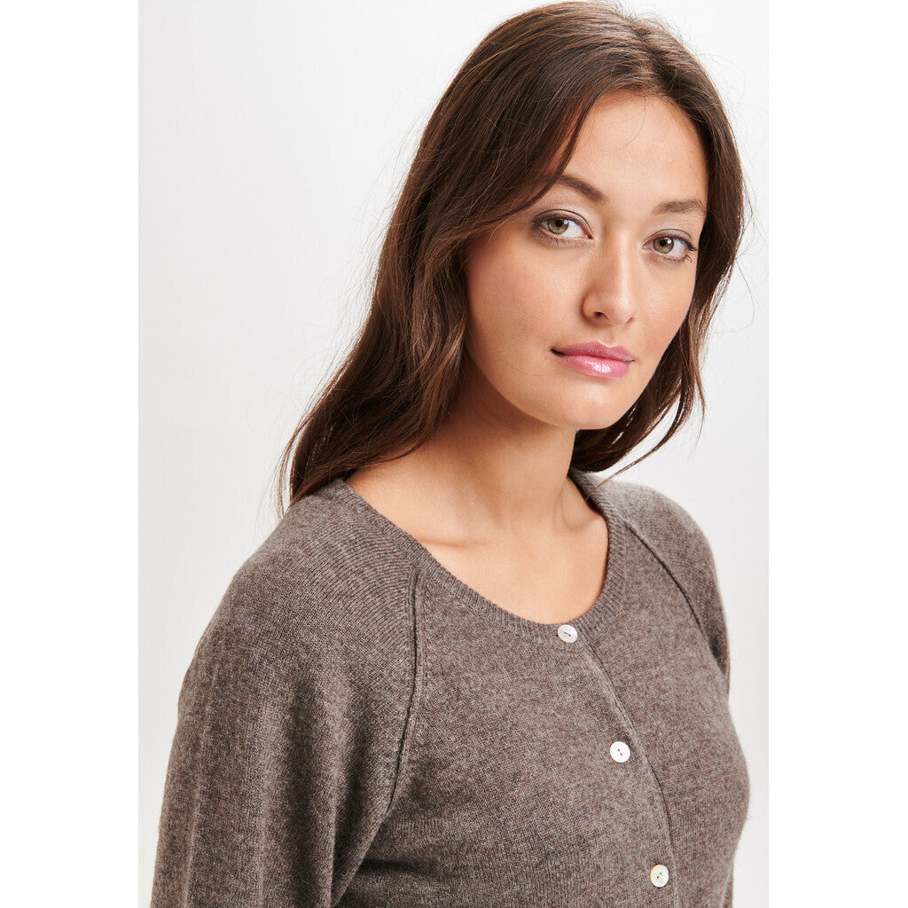 BTF Cph Cashmere cardigan, Brun
