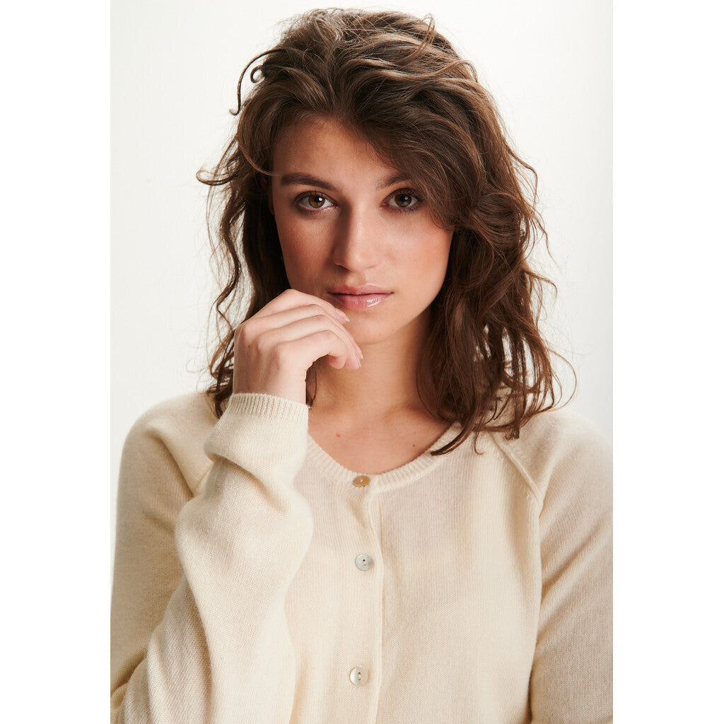 BTF Cph Cashmere cardigan, Ivory