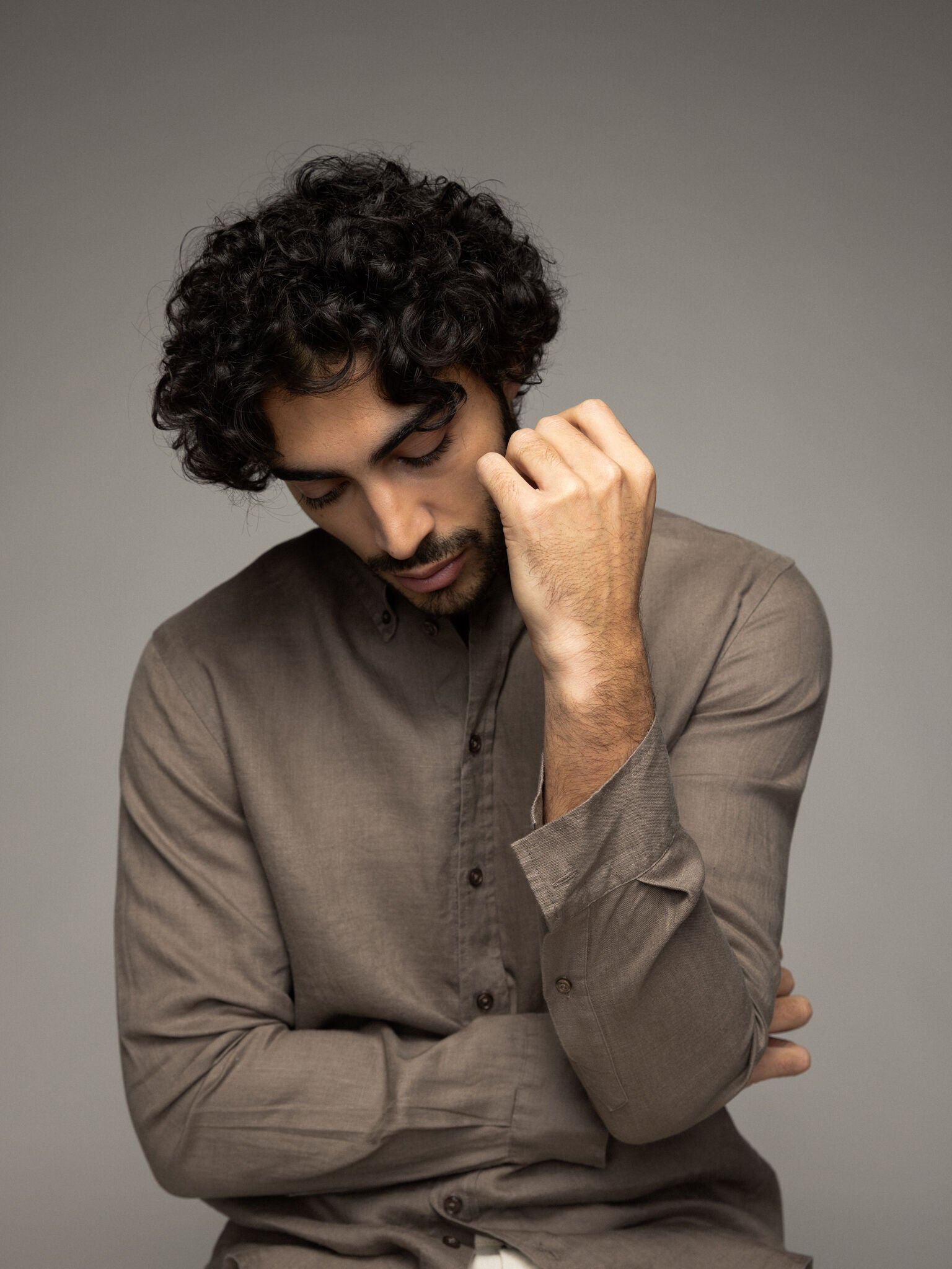 Mos Mosh Gallery MMGTheo Linen Shirt – Brun