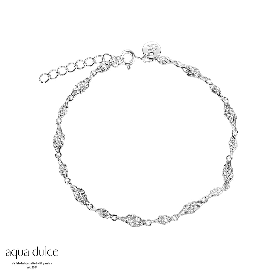 Mila Armbånd i Sølv – Aqua Dulce