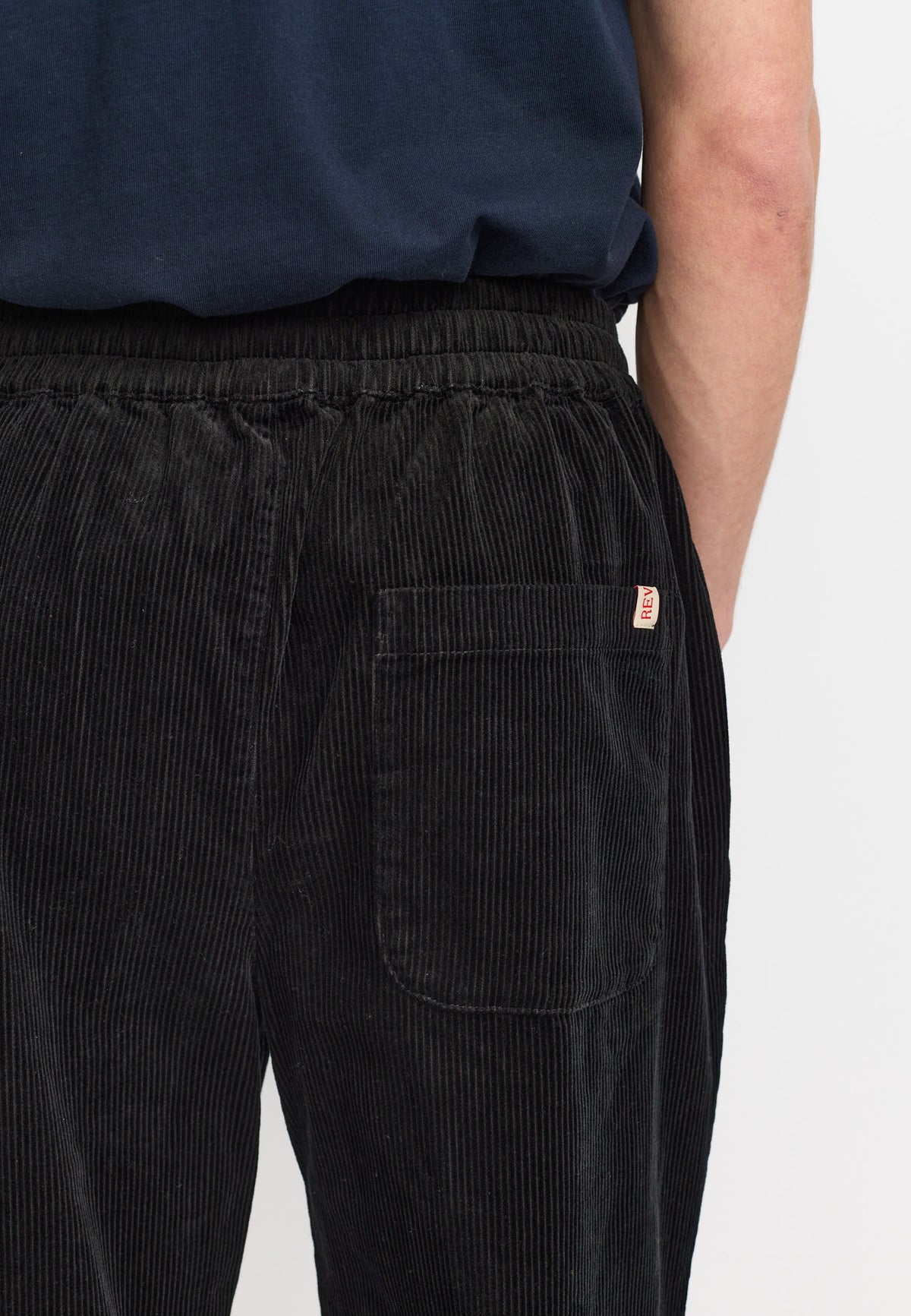 Revolution - Casual trousers, sort fløjl