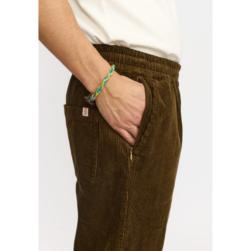 Revolution - Casual Trousers, brun fløjl