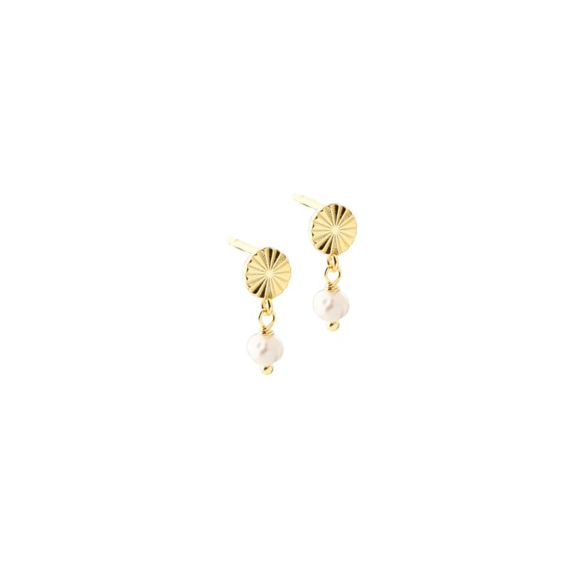aqua Dulce - Line Pearl Earstud