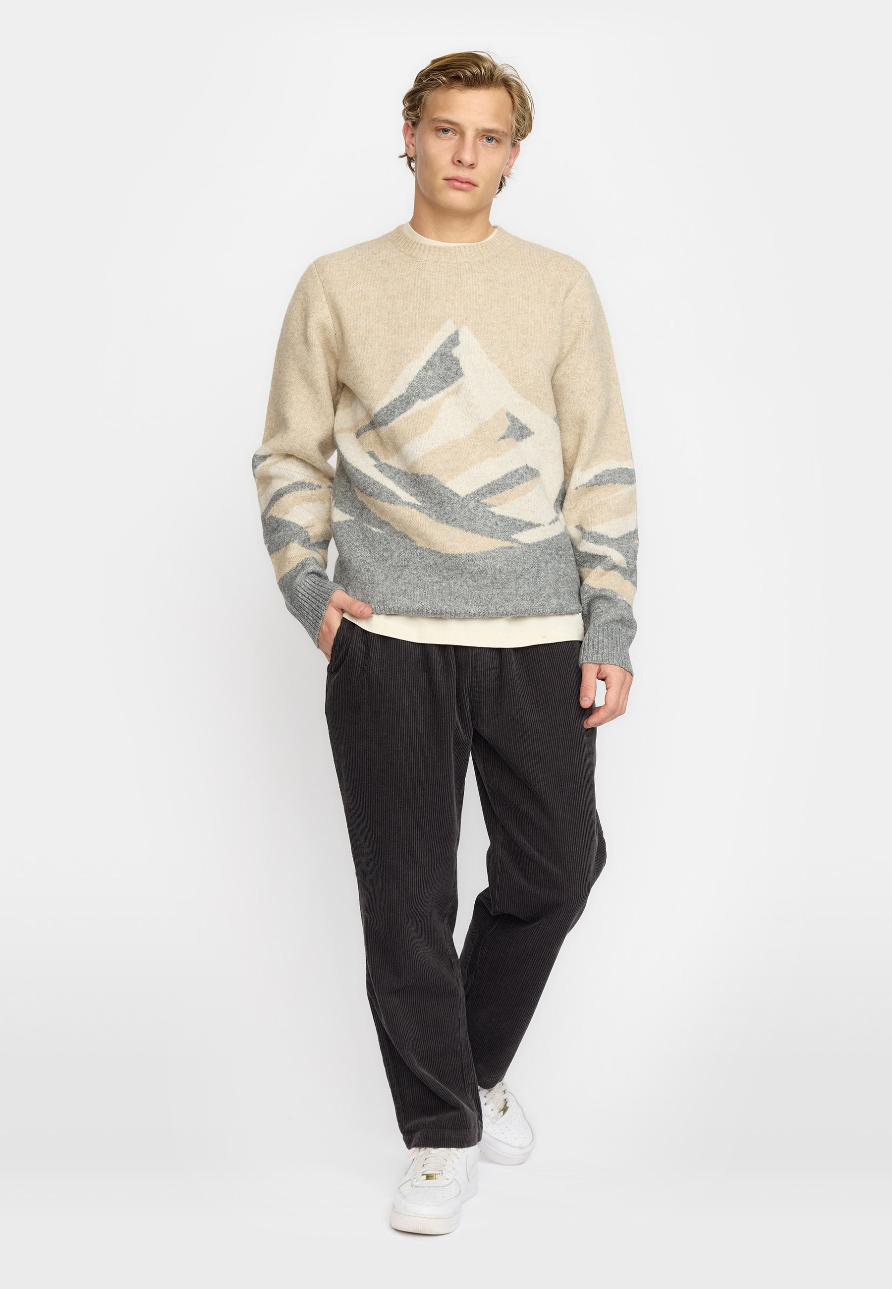 Revolution - Sweater med bjergmotiv