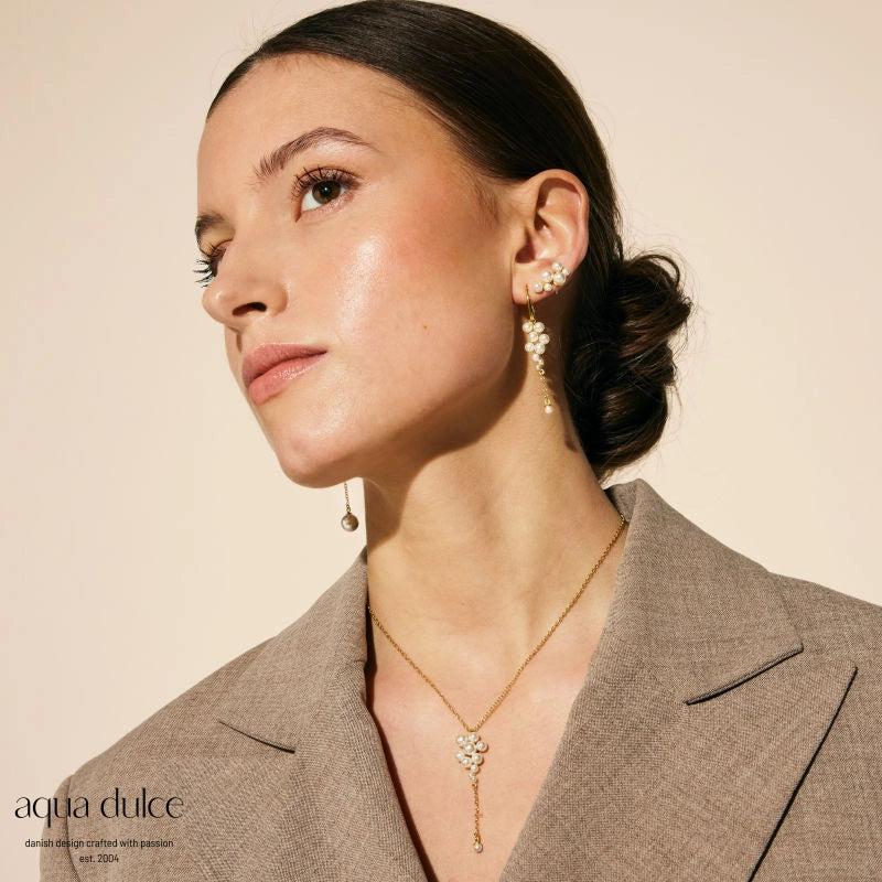 Aqua Dulce - Luna Earstud - guld