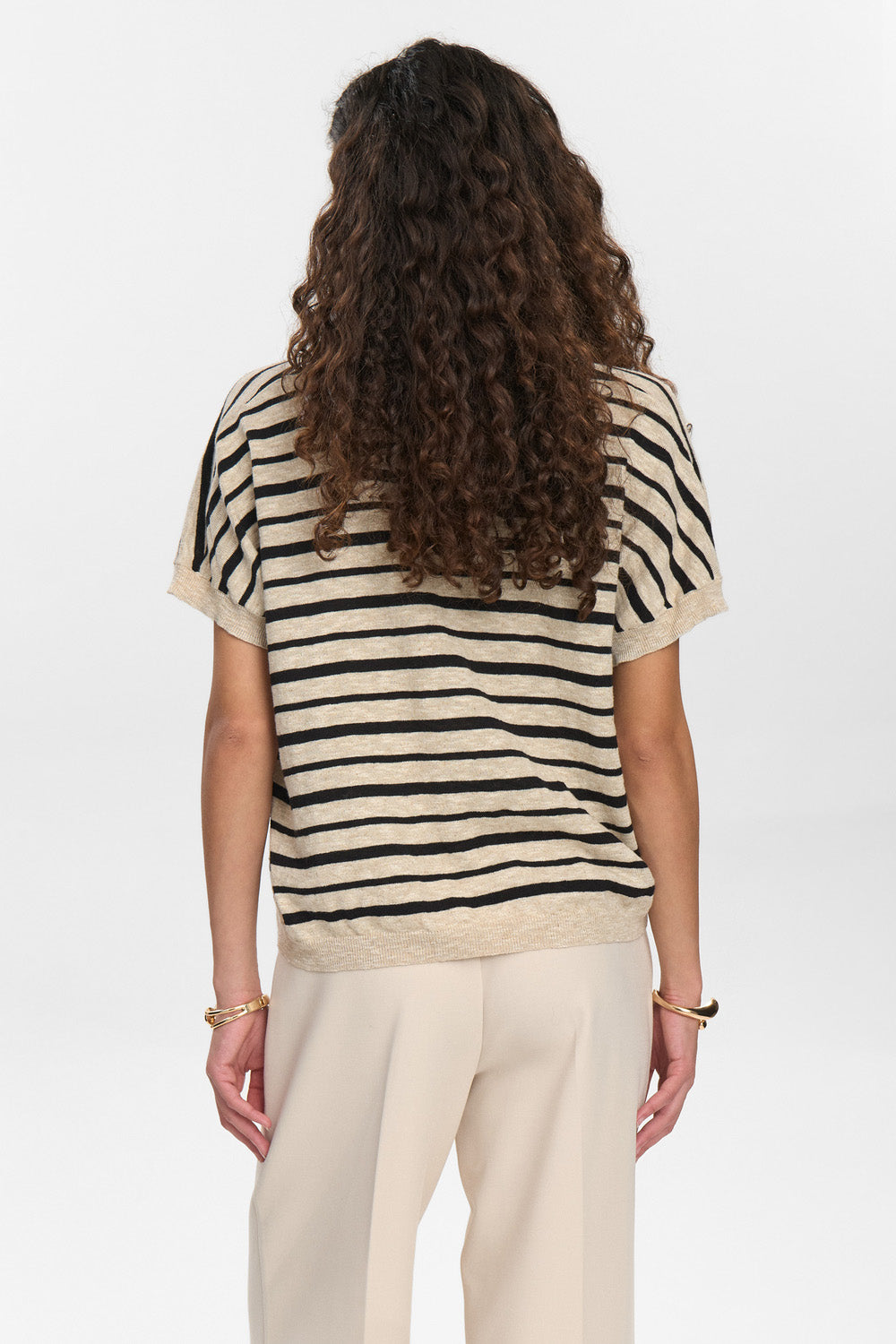 NUKiki Pullover – Stribet T-shirt fra Nümph