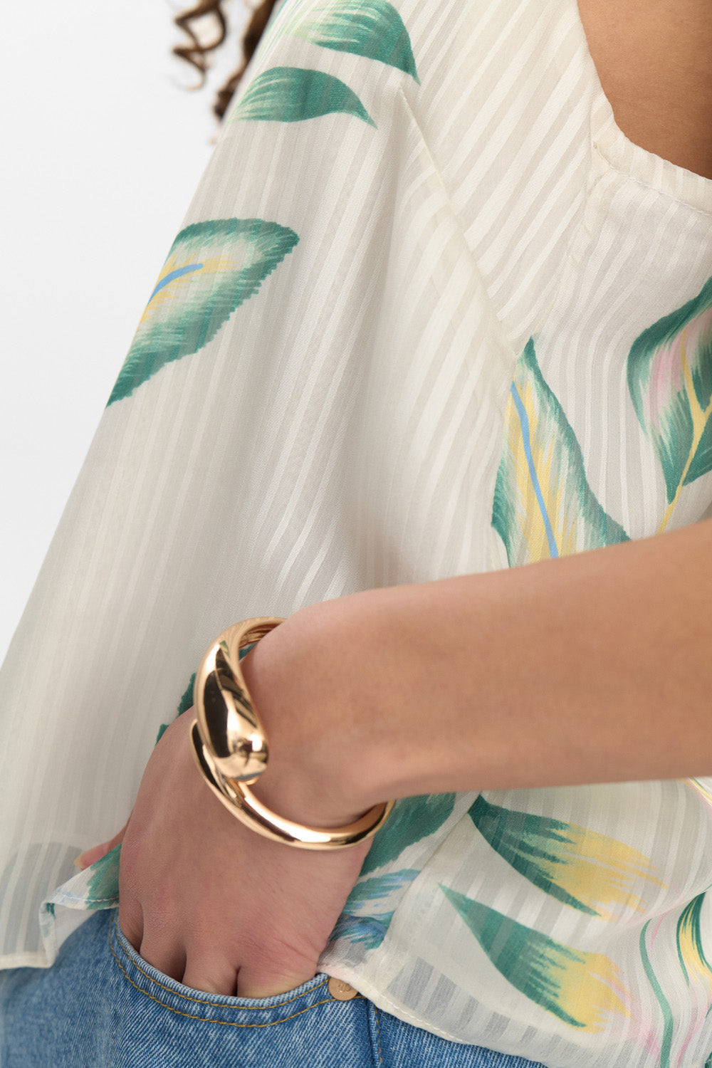 NUWivian Top – Printet Sommertop fra Nümph