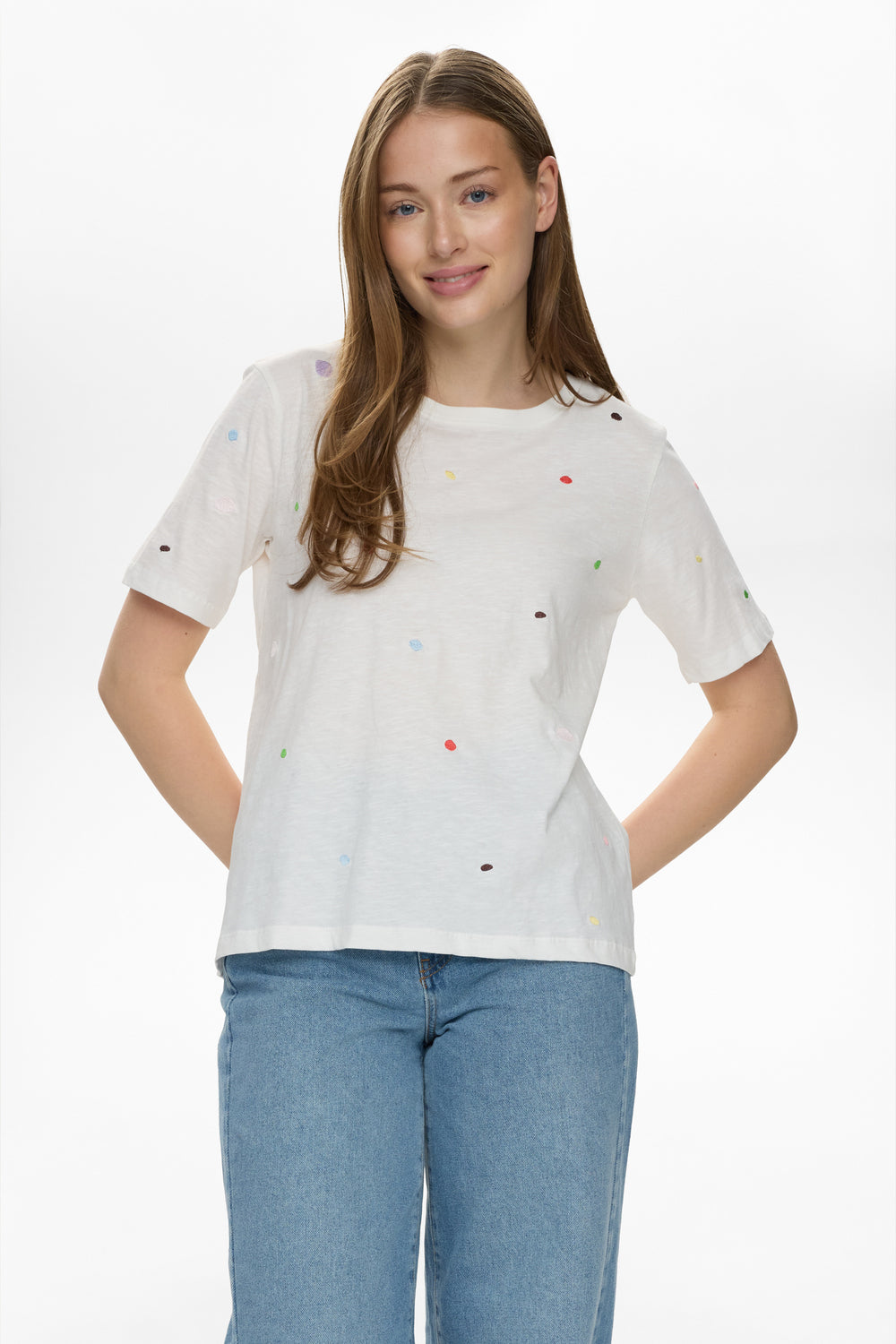 Nümph - NUDelora T-shirt, cloud dancer