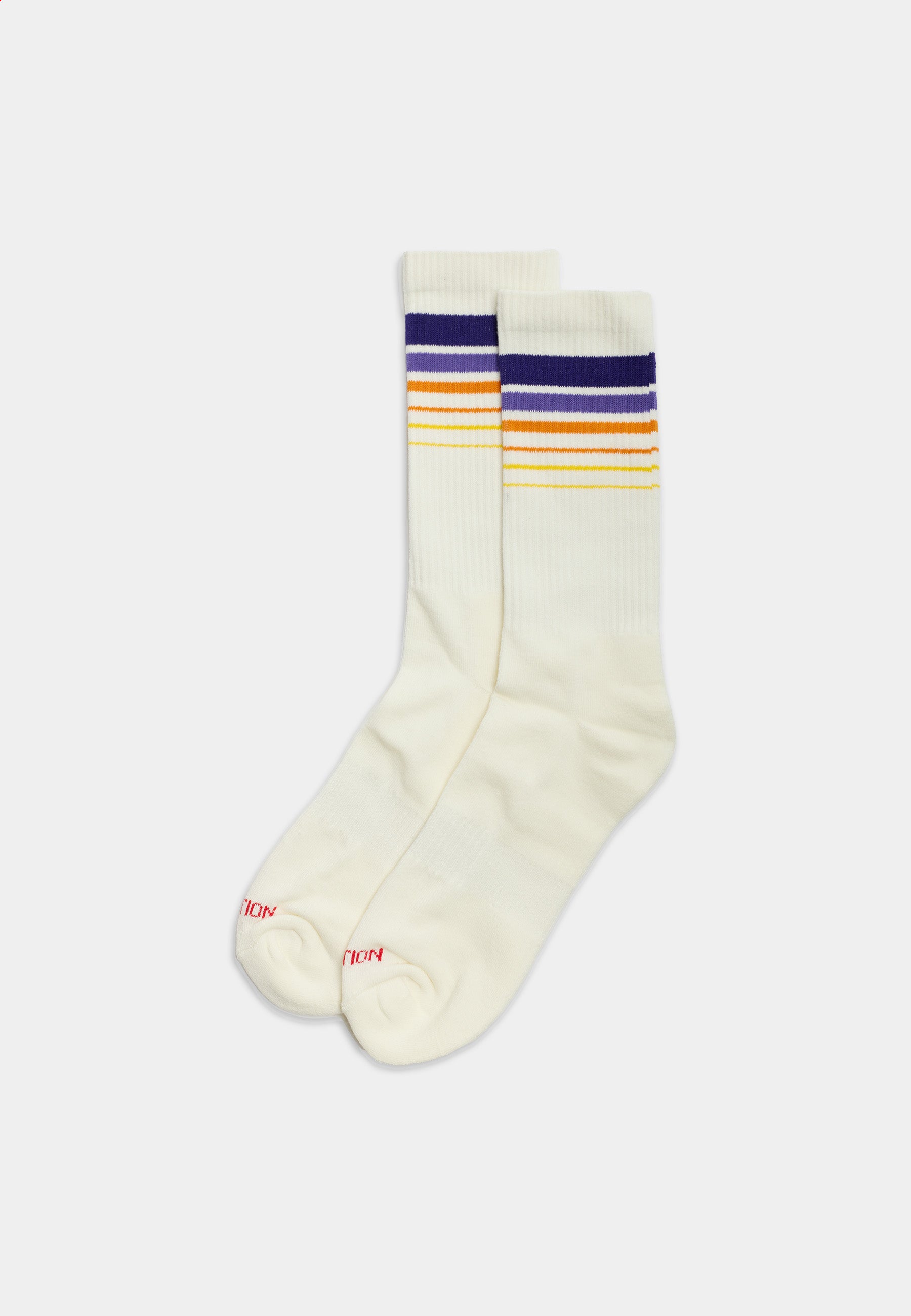 Revolution - Jaquard Crew Sock Offwhite/Sort