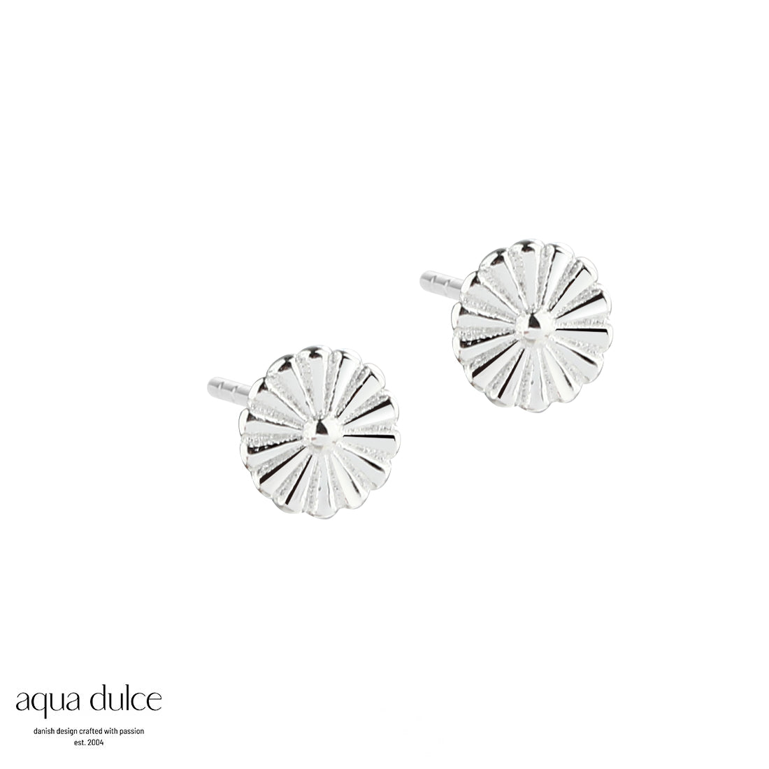 Tiny Daisy Ørestik i Sølv – Aqua Dulce