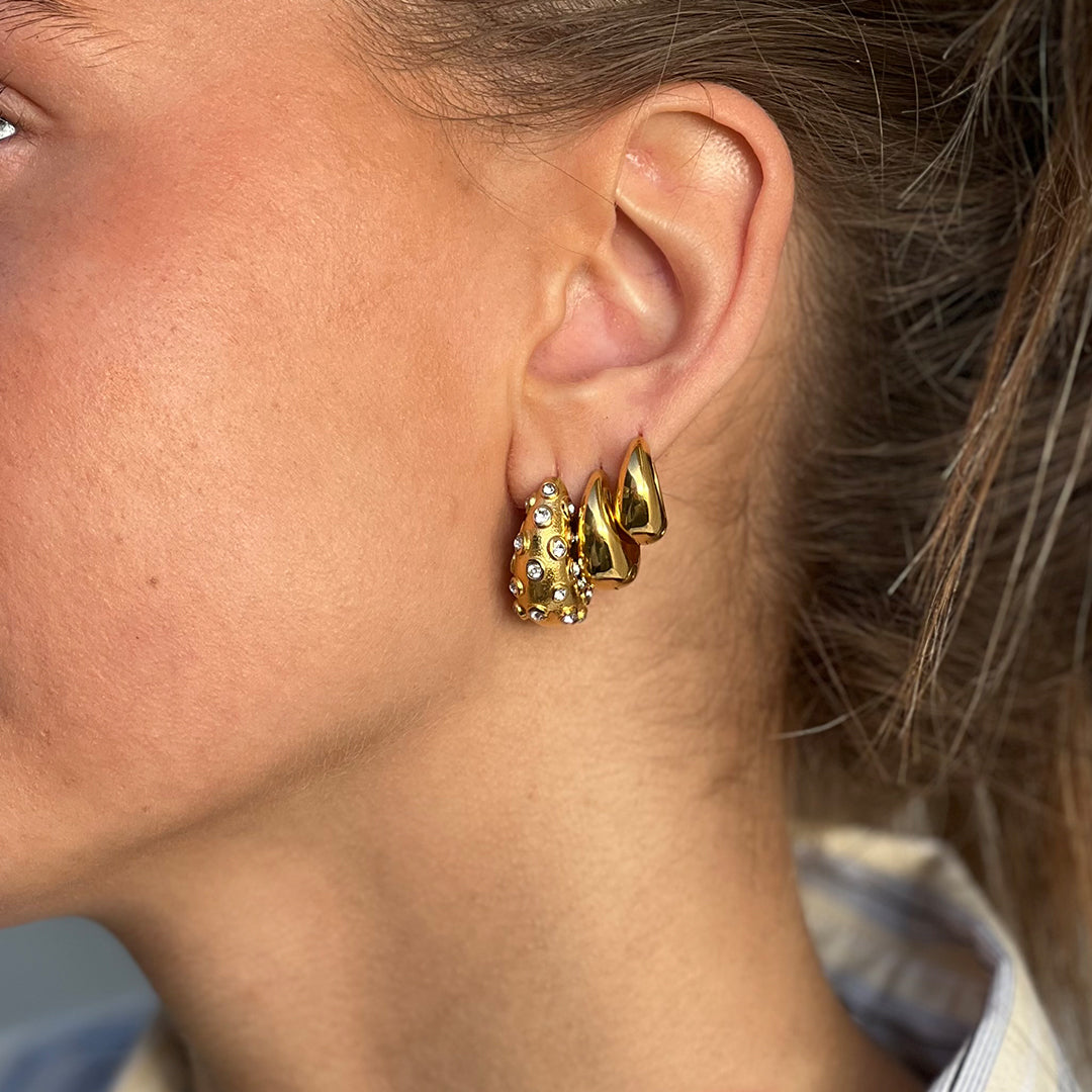 Bay - Basic Hoop 13mm. Vandfaste øreringe