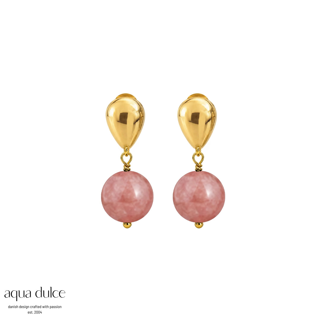 Bay - Coral Drop Earrings