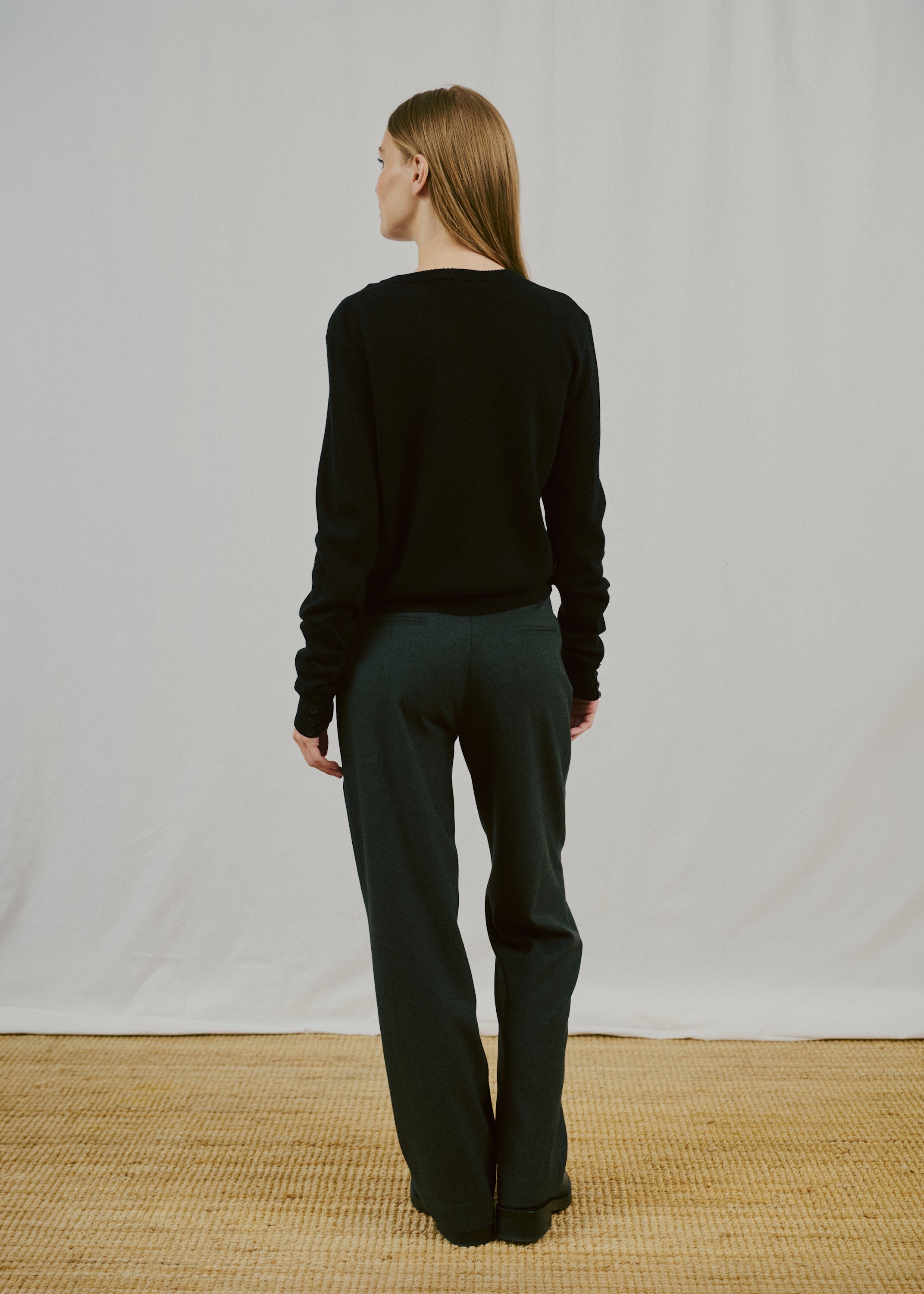 Bruun & Stengade - Edel regular cardigan, sort