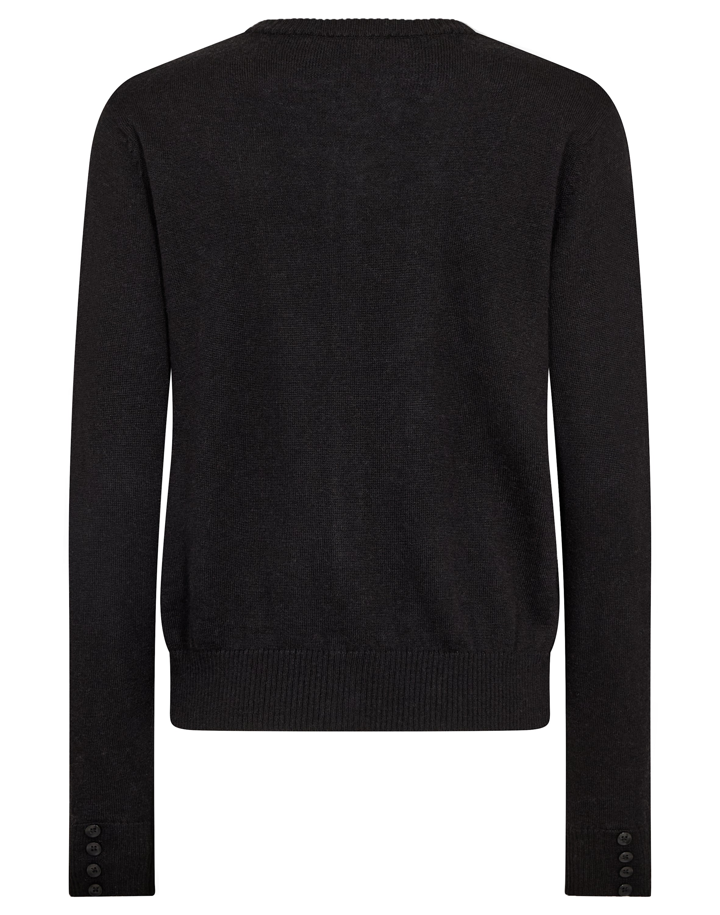 Bruun & Stengade - Edel regular cardigan, sort
