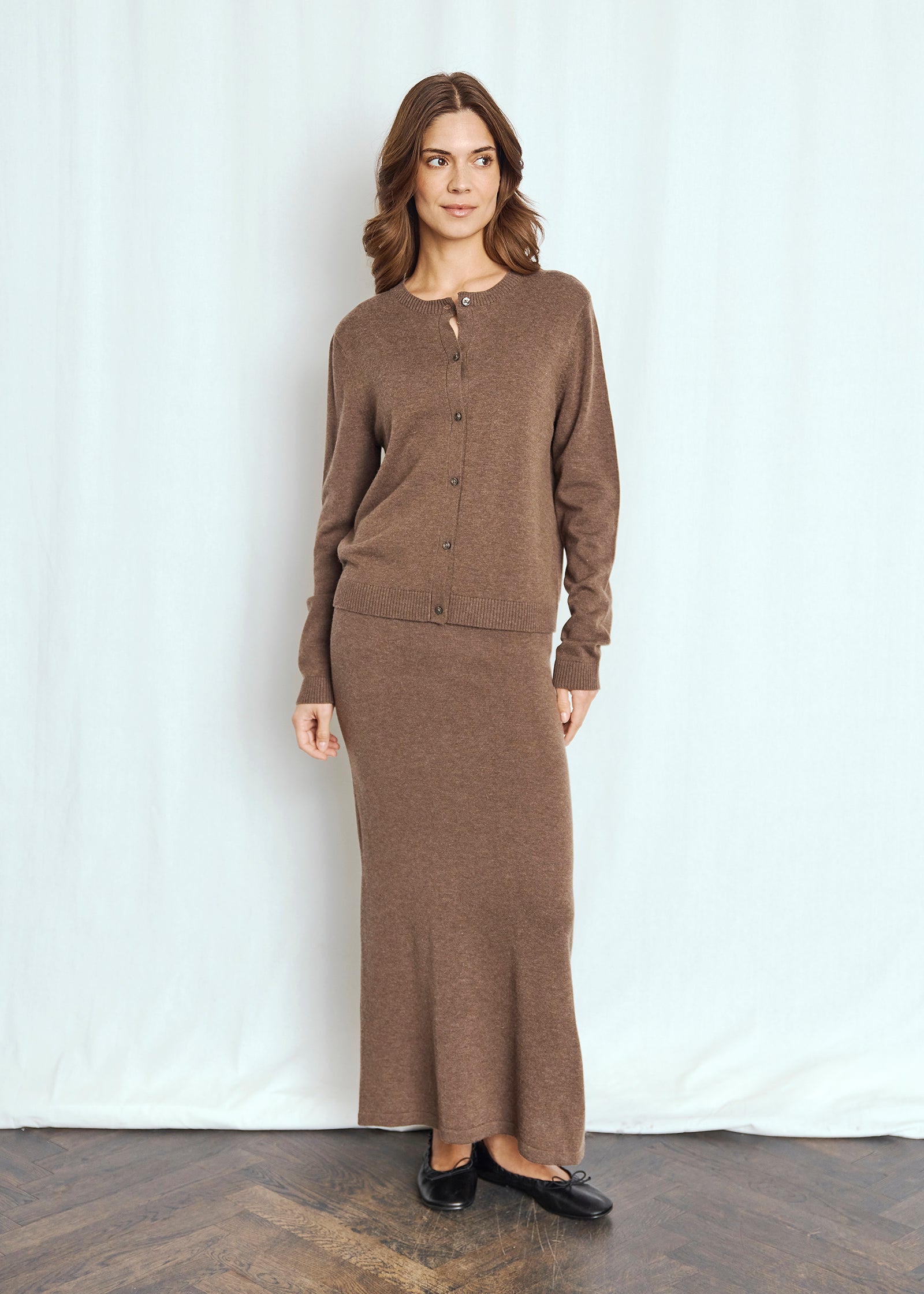 Bruun & Stengade - Kjersti Cardigan i brun