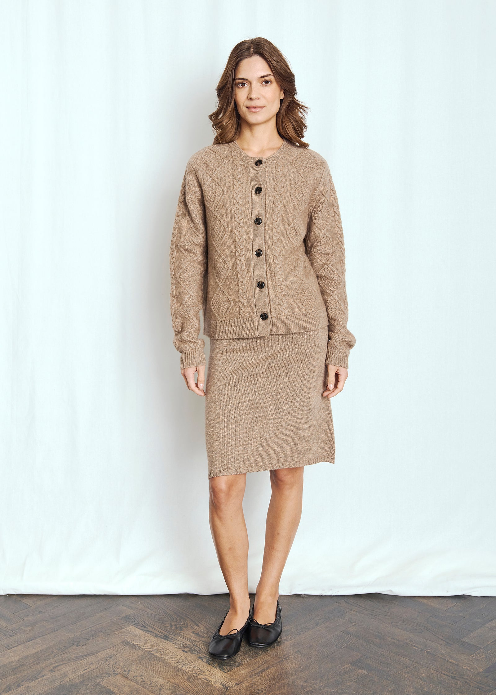 Bruun & Stengade - Marita Cardigan i brun