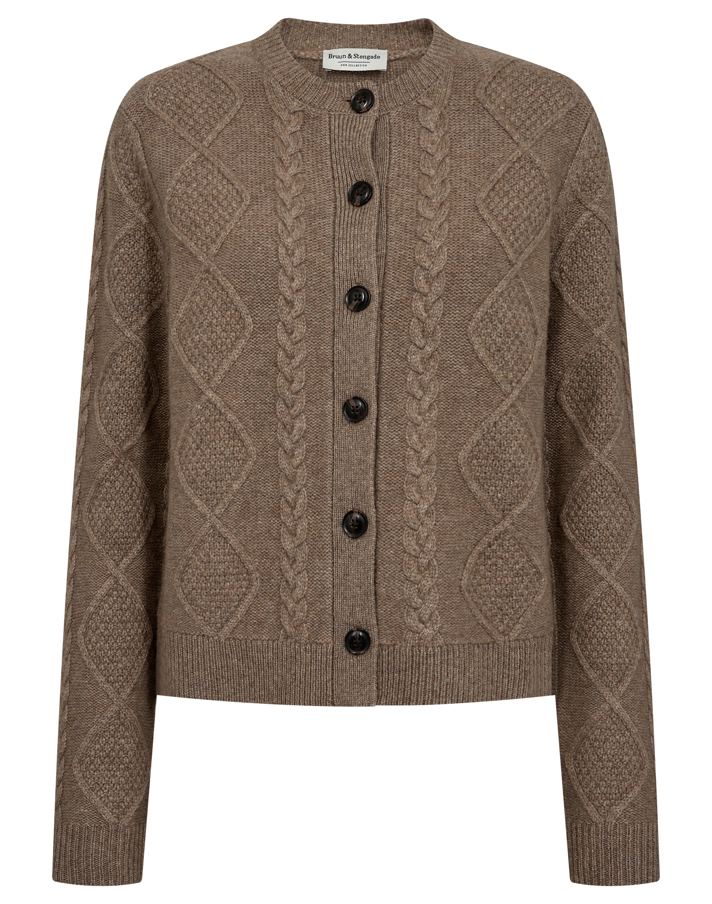 Bruun & Stengade - Marita Cardigan i brun