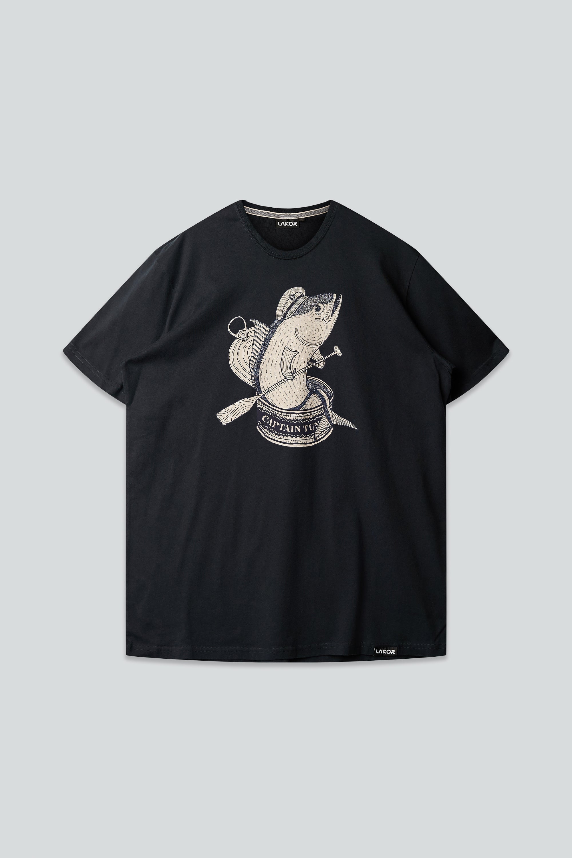 Lakor - Captain Tuna t-shirt i navy