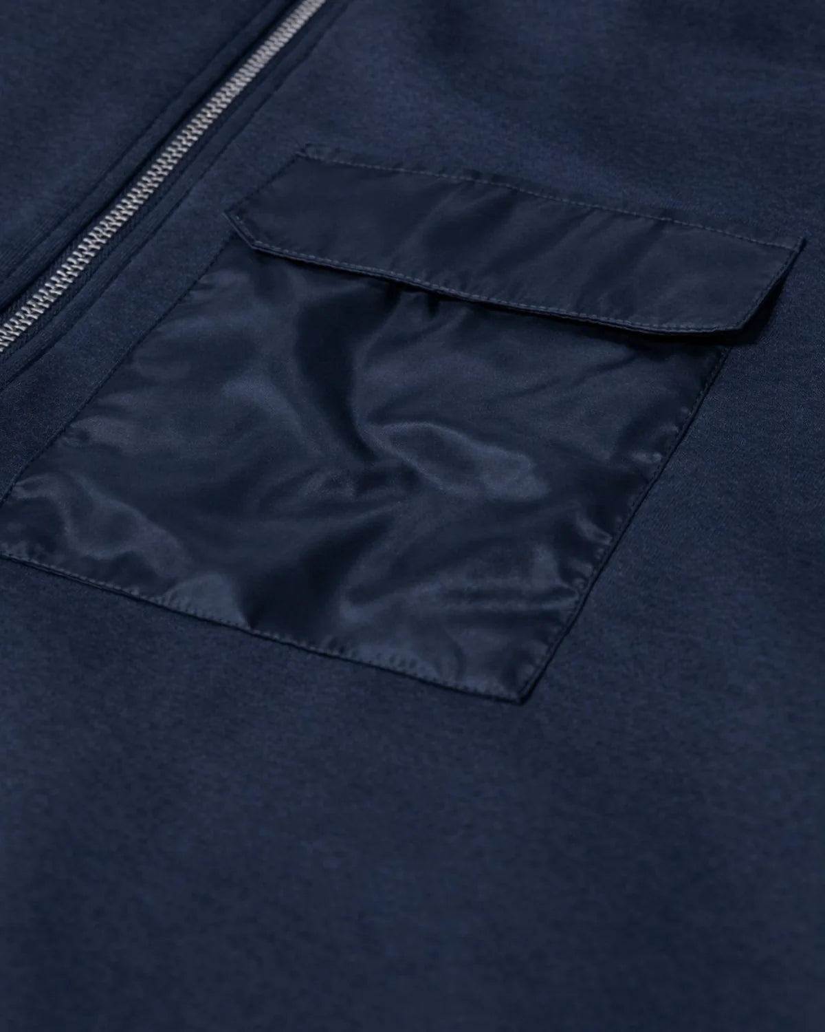 Mos Mosh Gallery - MMGJayson Zip Hood Sweat Navy